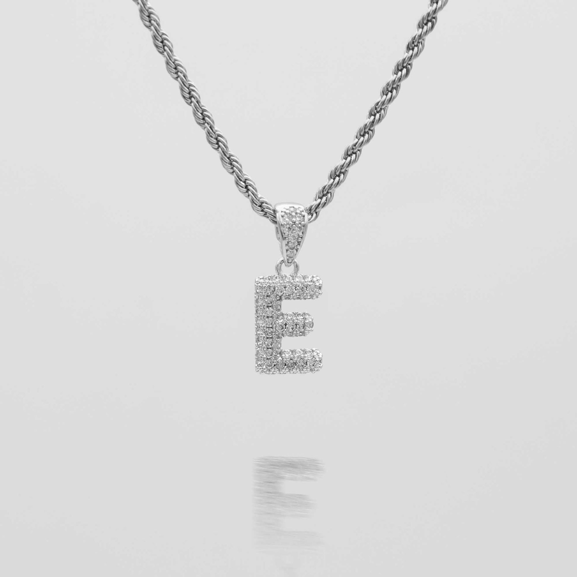 Pave Mini Bubble Initial Necklace - Image 18 - ISMI JEWELS