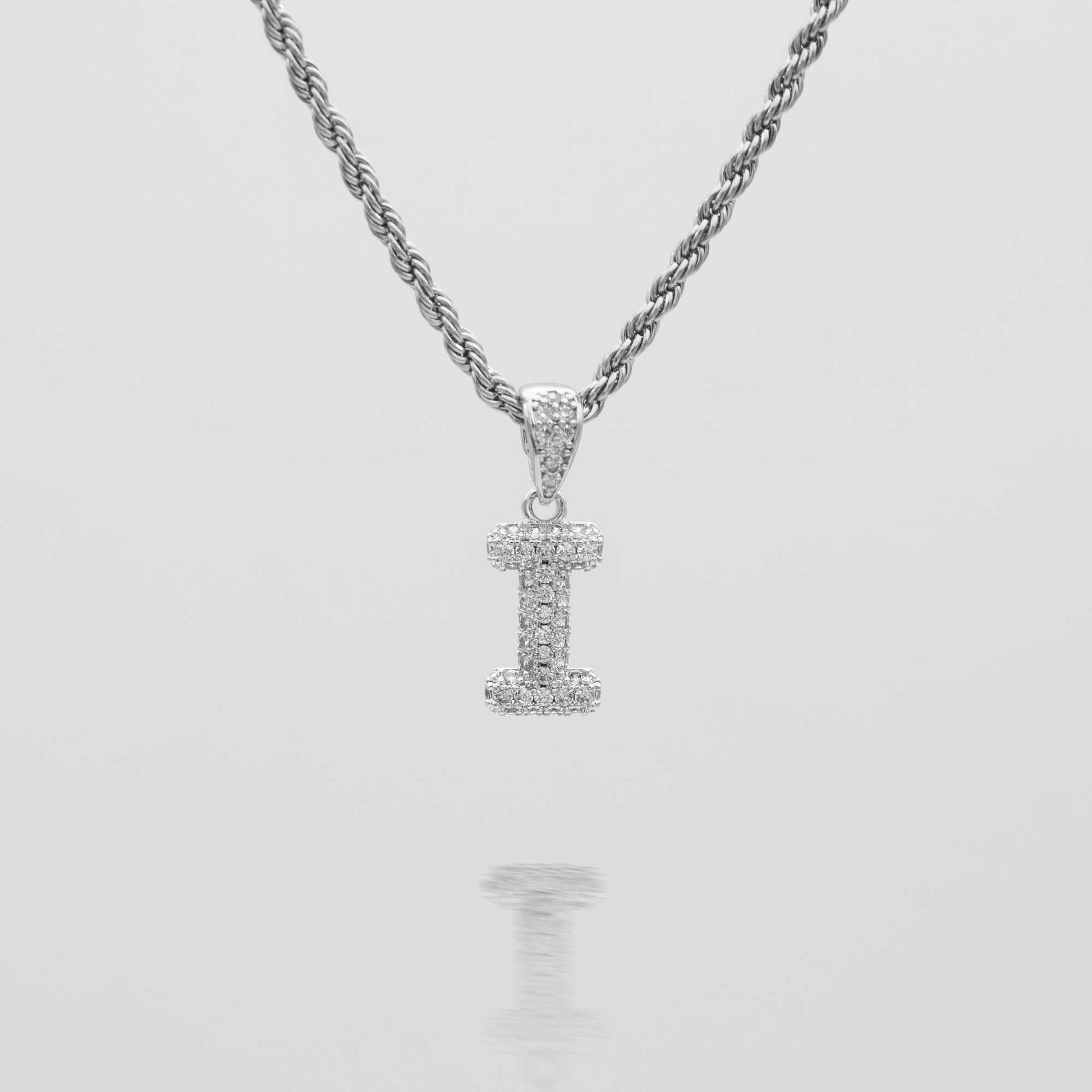 Pave Mini Bubble Initial Necklace - Image 26 - ISMI JEWELS