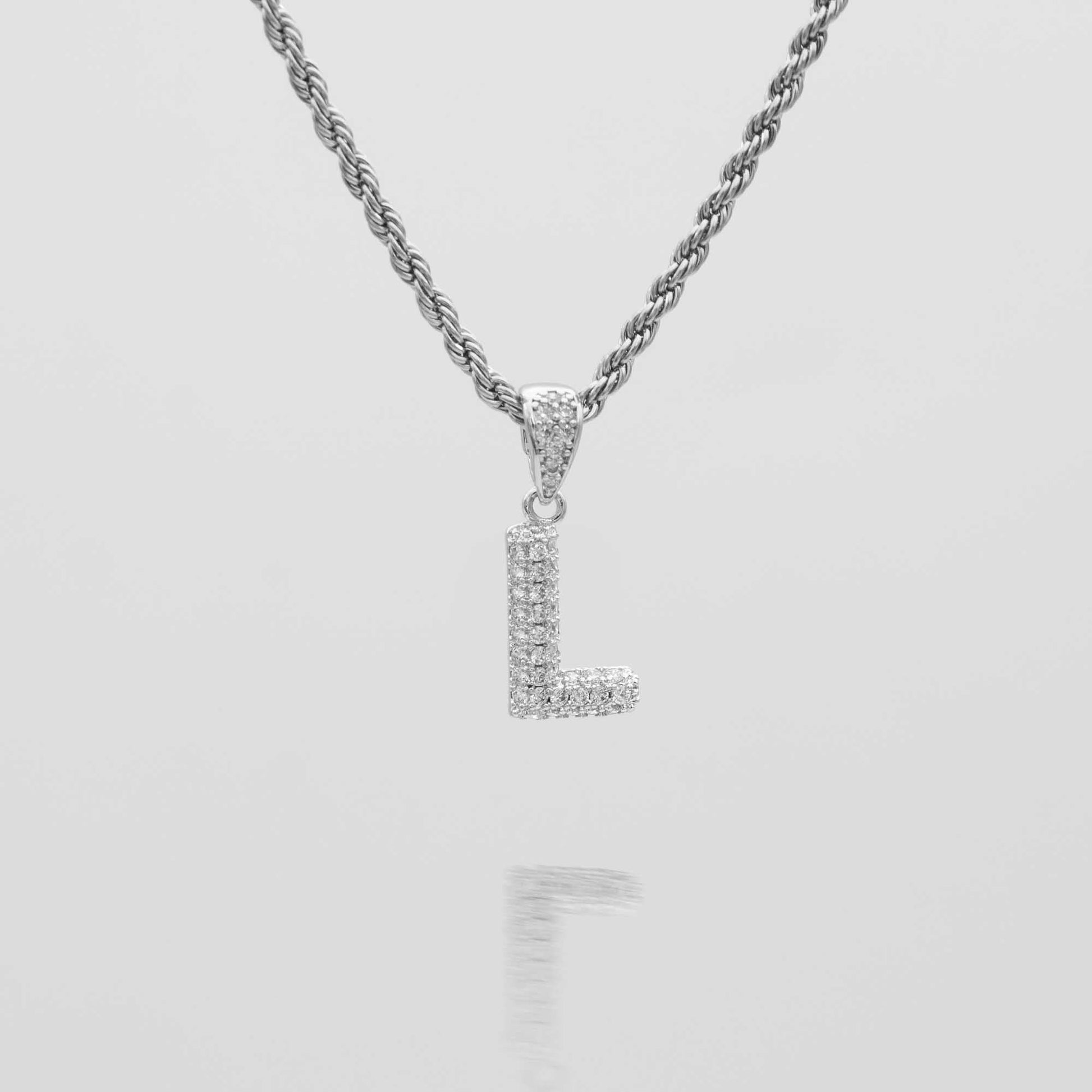 Pave Mini Bubble Initial Necklace - Image 32 - ISMI JEWELS