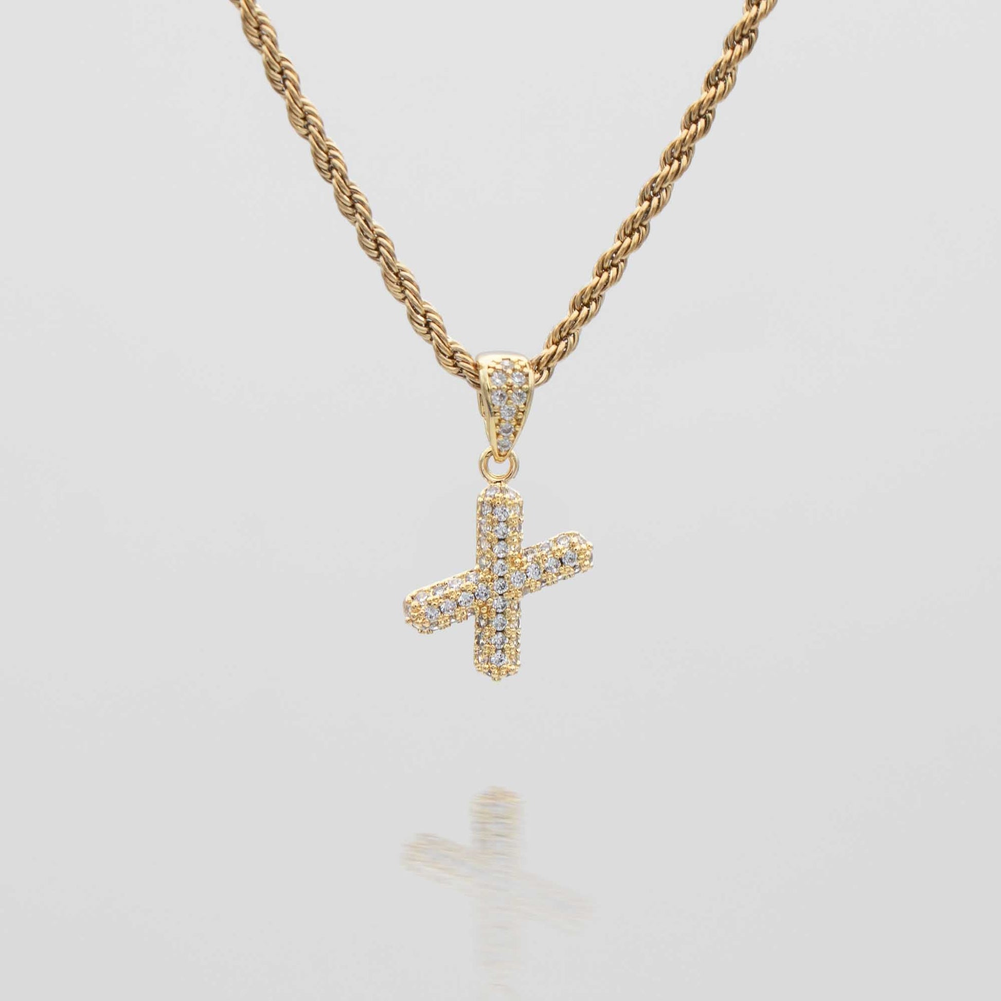 Pave Mini Bubble Initial Necklace - Image 55 - ISMI JEWELS
