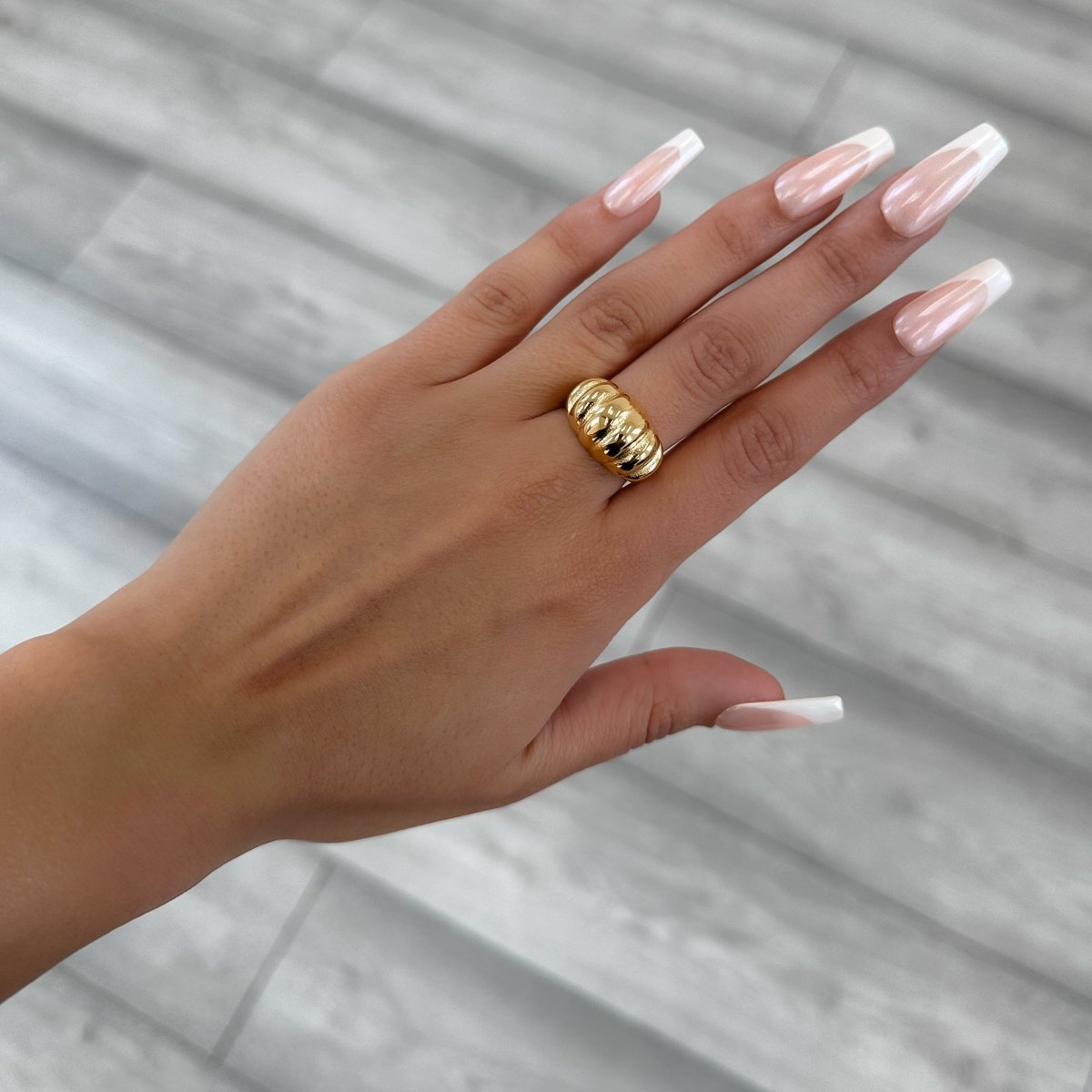 Inez Chunky Dome Ring - ISMI JEWELS