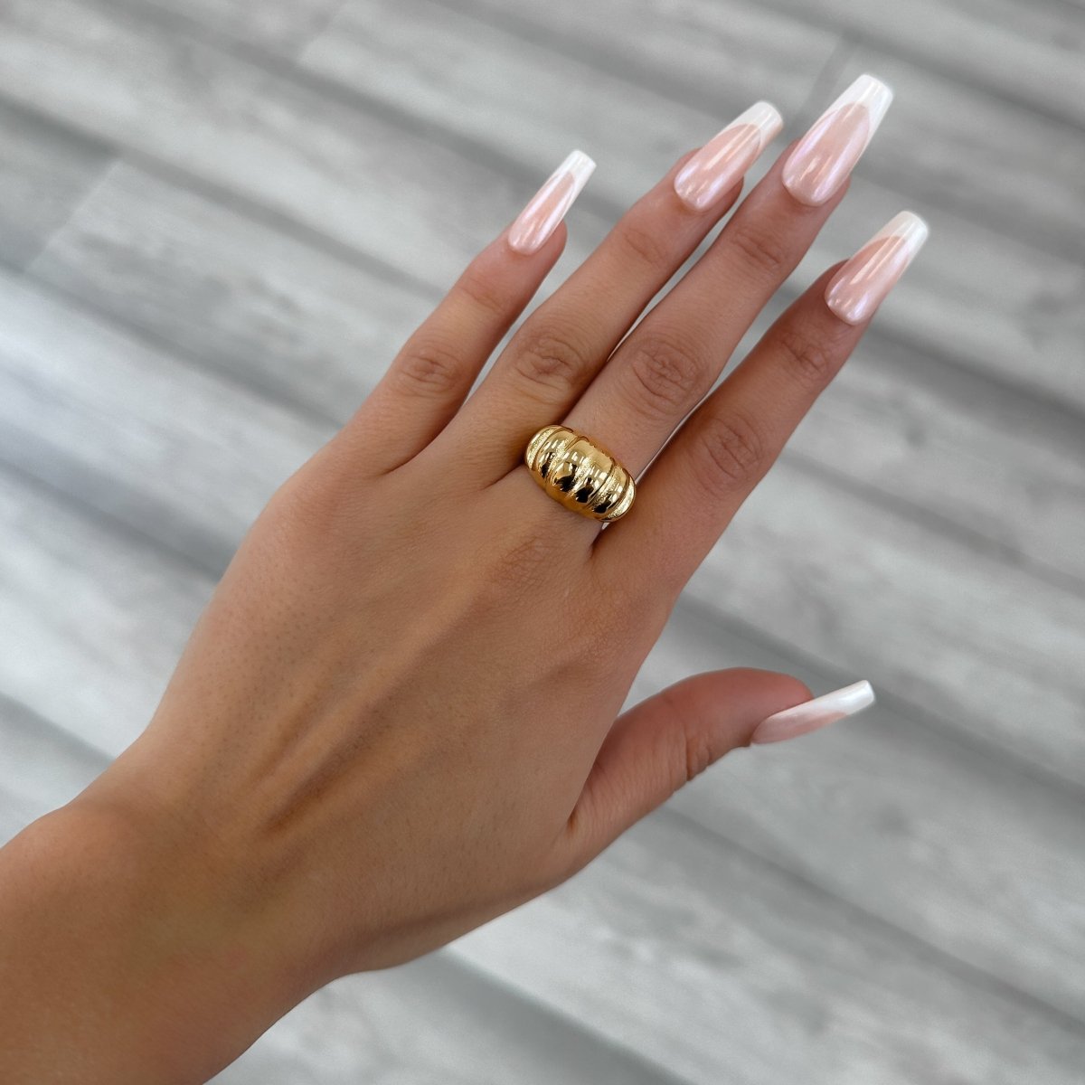 Inez Chunky Dome Ring - ISMI JEWELS