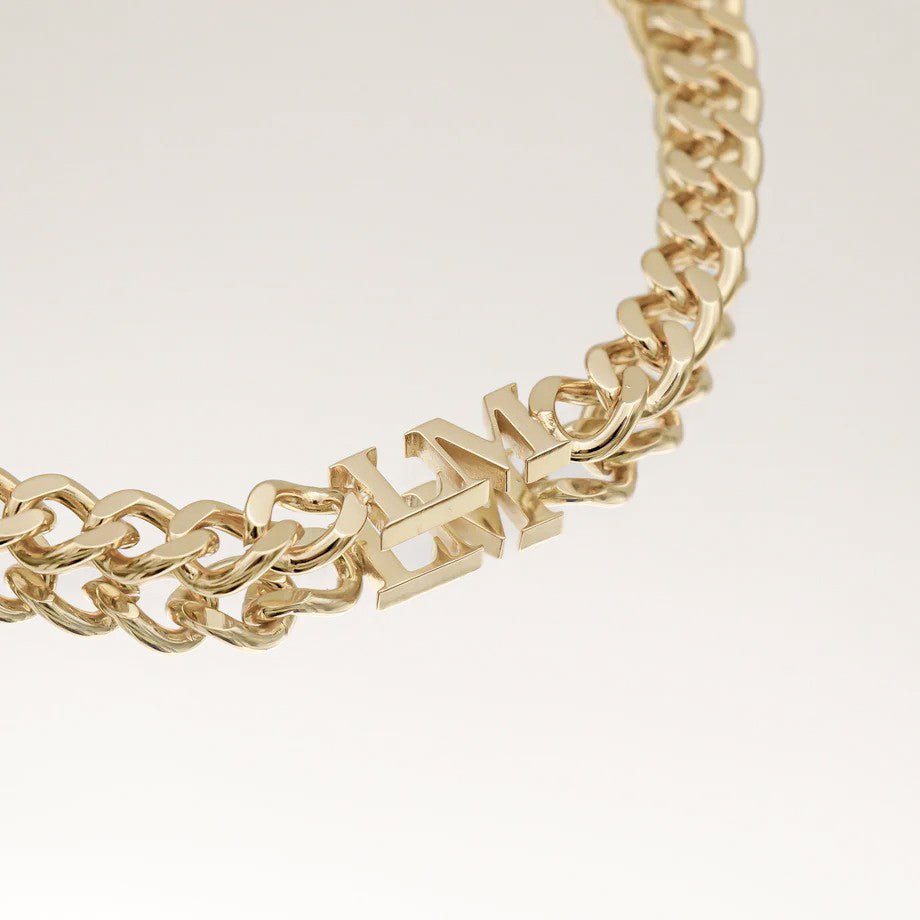 Initial Choker Necklace - ISMI JEWELS