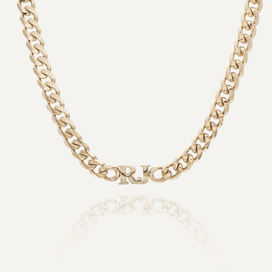 Initial Choker Necklace - ISMI JEWELS