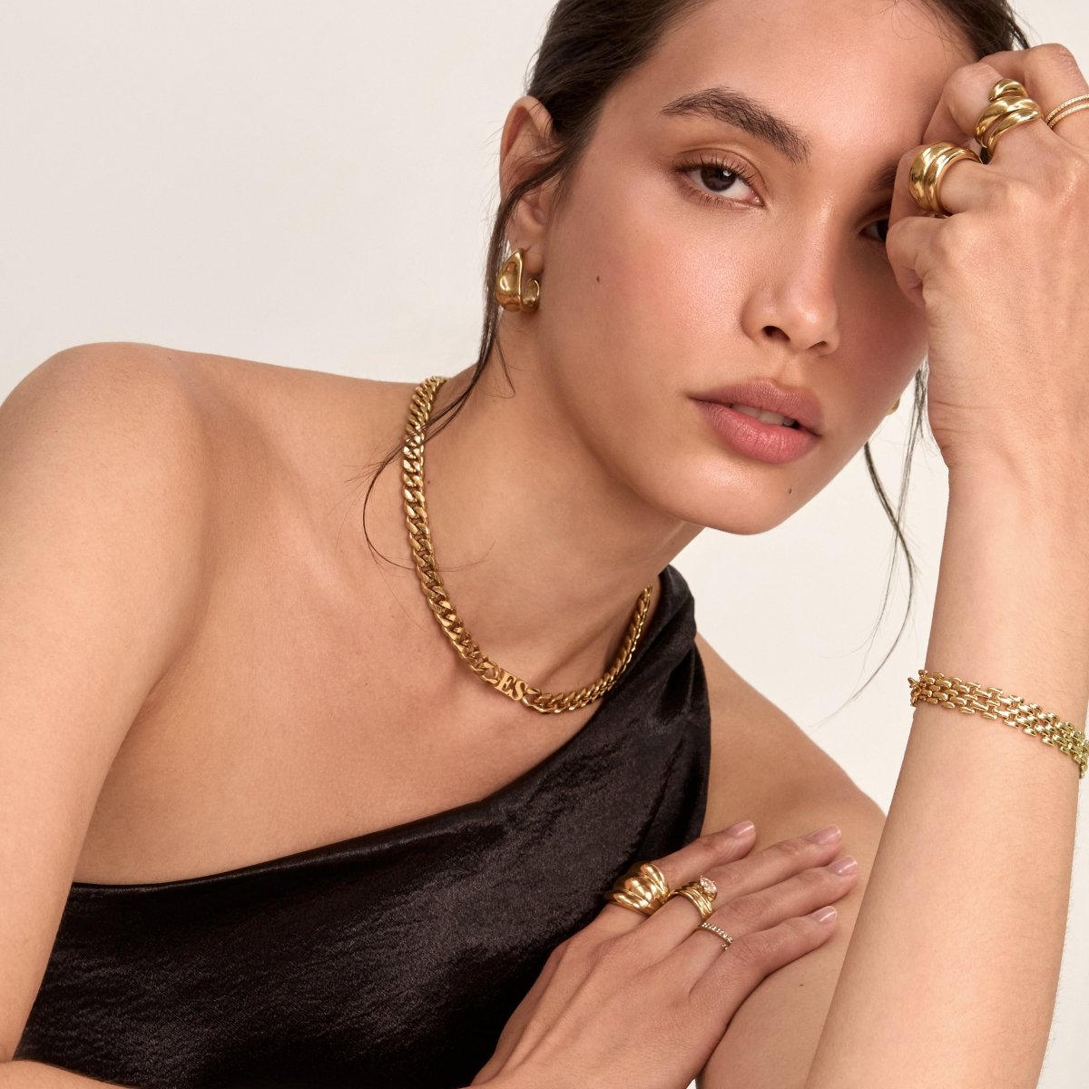 Initial Choker Necklace - ISMI JEWELS