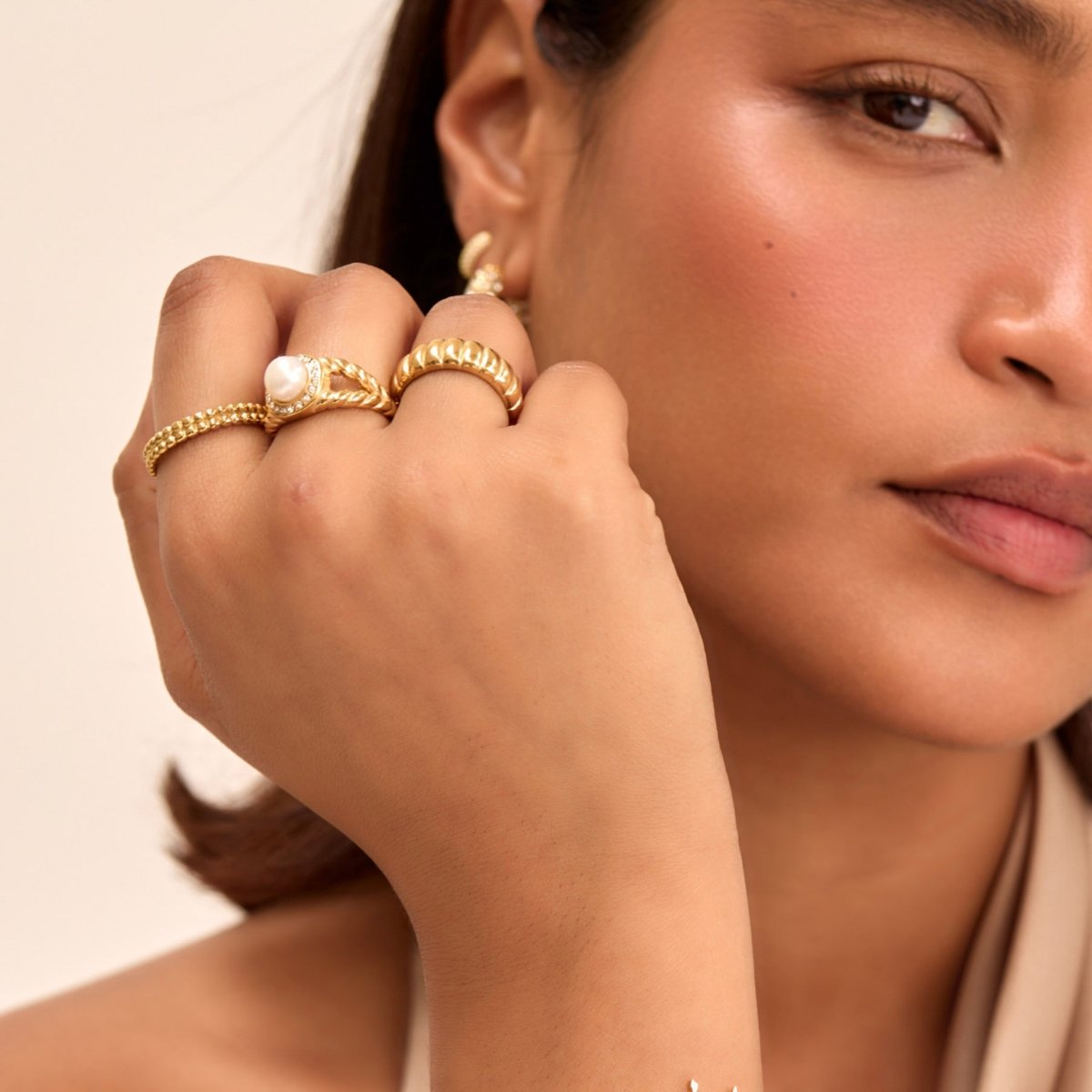 Ivana Pearl Ring - ISMI JEWELS
