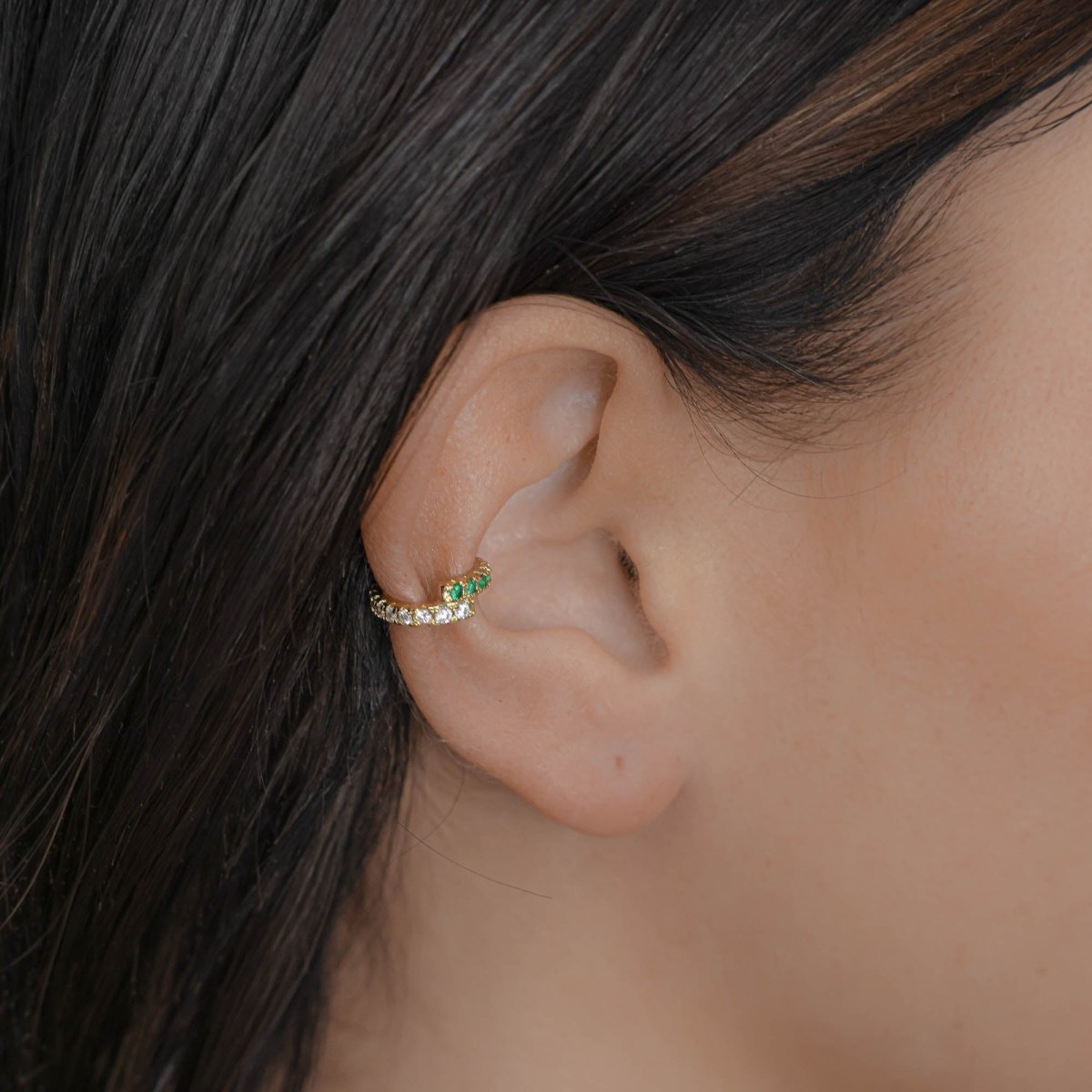 Jade Ear Cuff - ISMI JEWELS