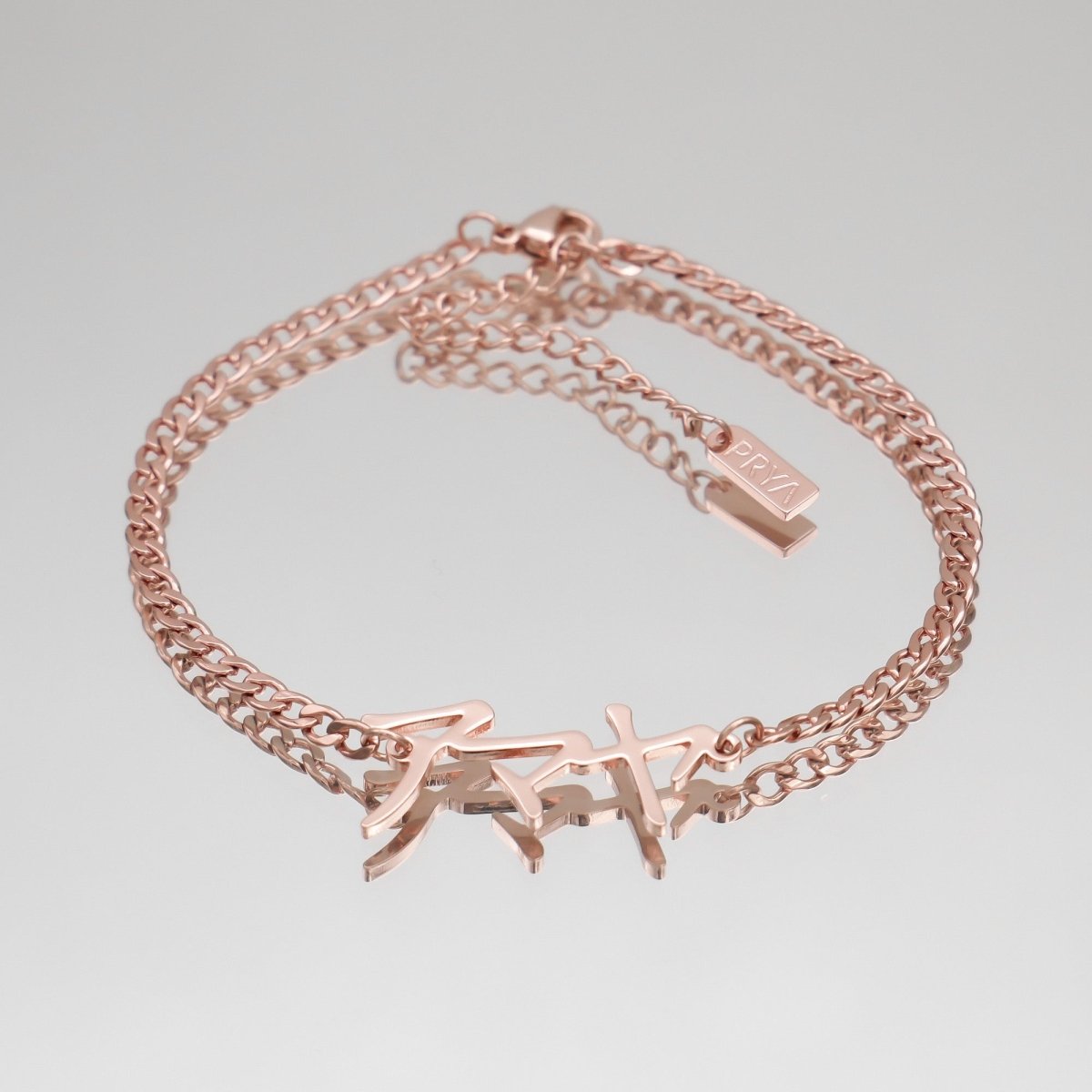 Japanese Custom Name Anklet - ISMI JEWELS