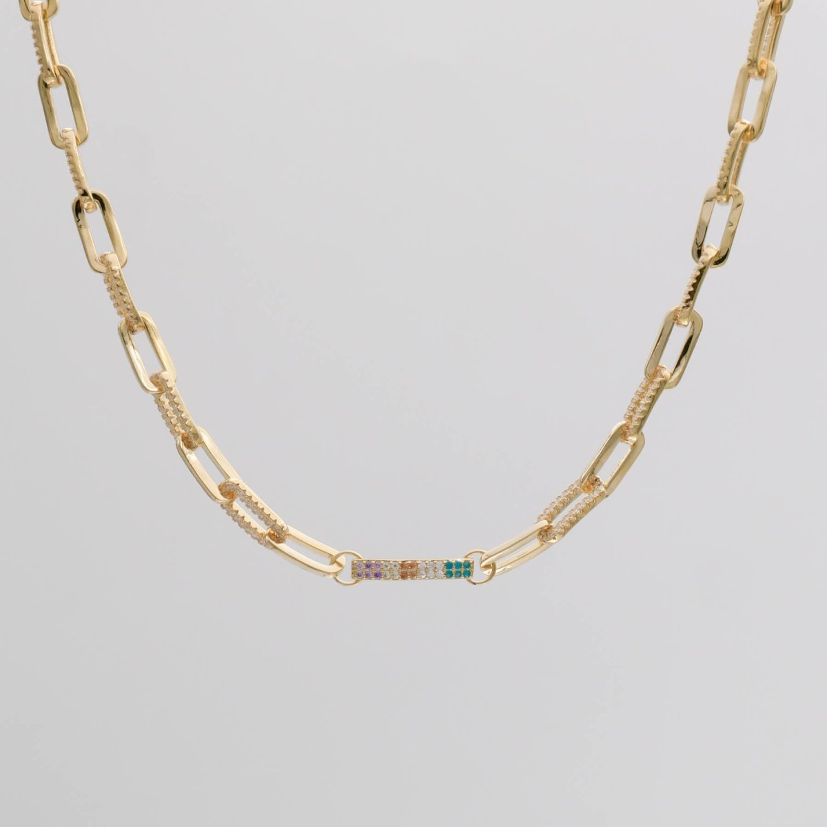 Joelle Paperclip Necklace - ISMI JEWELS