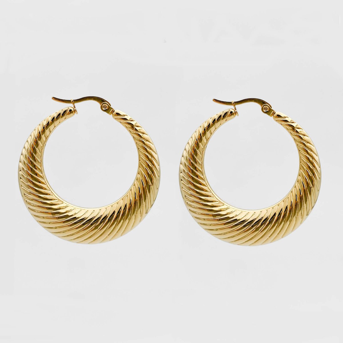 Julia Gold Filled Hoops - ISMI JEWELS