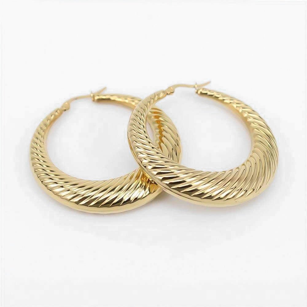 Julia Gold Filled Hoops - ISMI JEWELS