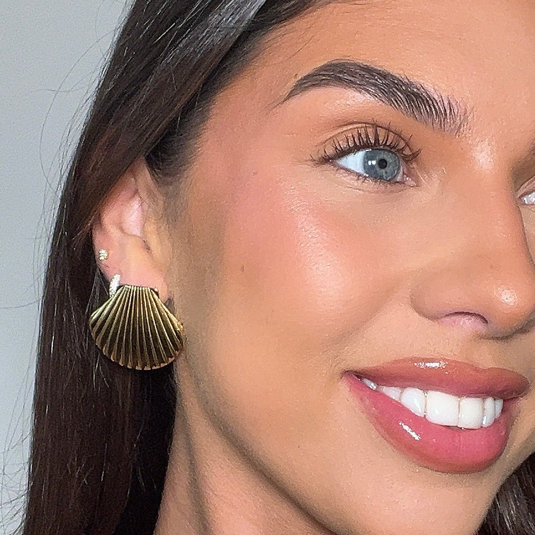 Kailani Seashell Earrings - ISMI JEWELS
