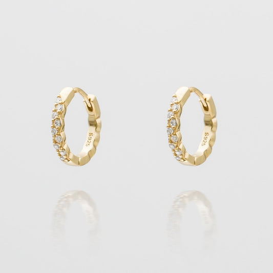 Kasia Huggie Earrings - ISMI JEWELS
