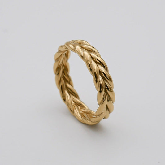 Kasia Plait Ring - ISMI JEWELS