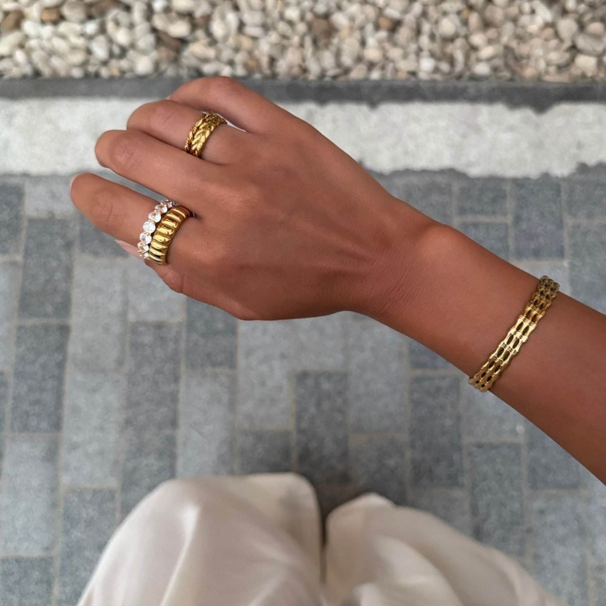 Kasia Plait Ring - ISMI JEWELS
