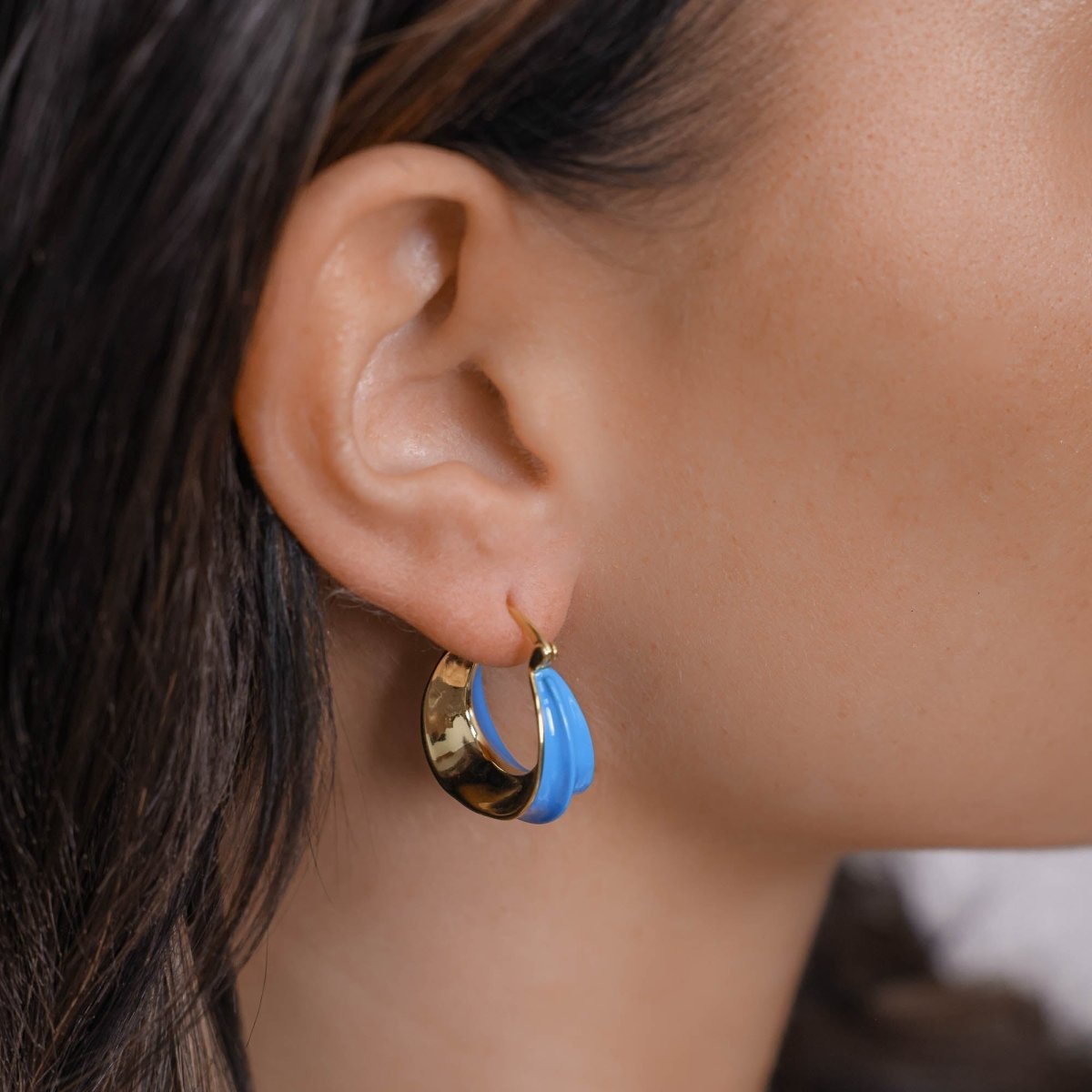Katia Earrings Blue - ISMI JEWELS