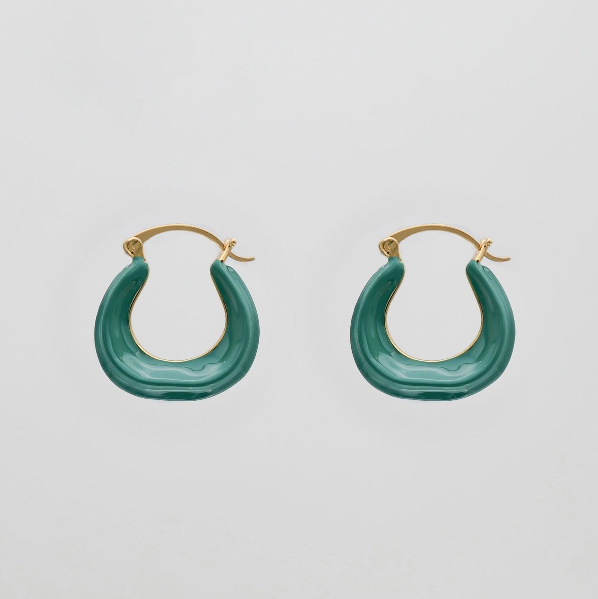 Katia Earrings Emerald - ISMI JEWELS