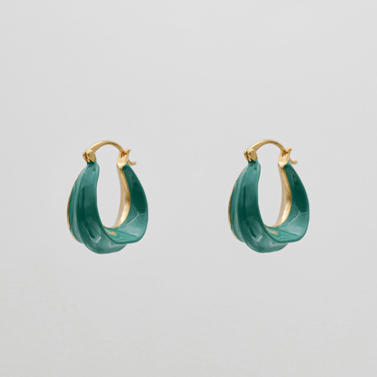 Katia Earrings Emerald - ISMI JEWELS
