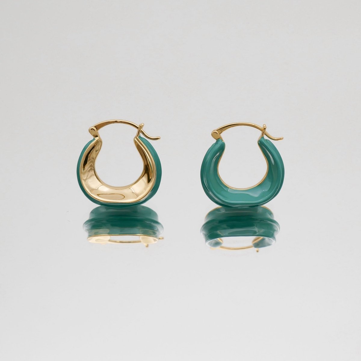 Katia Earrings Emerald - ISMI JEWELS