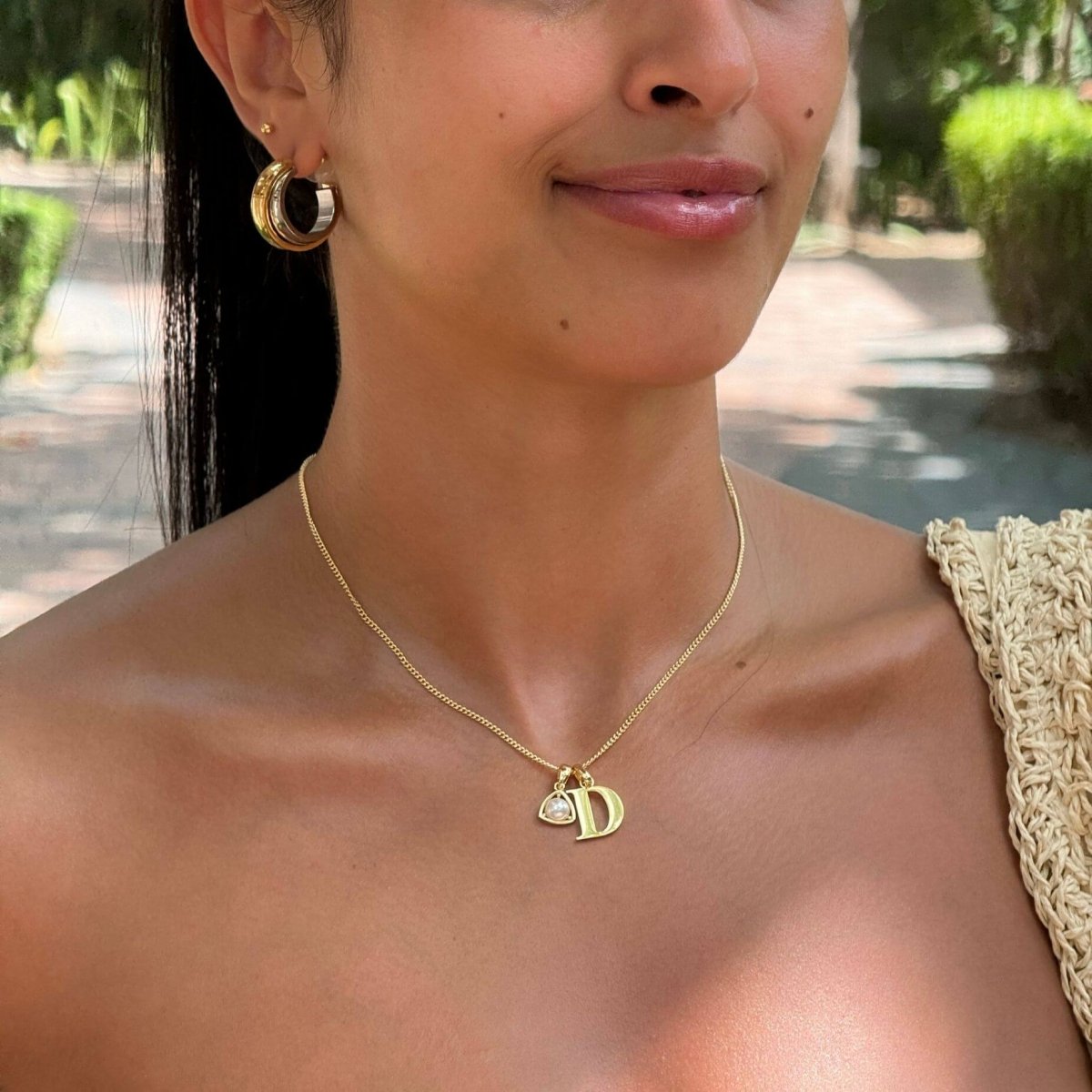 Kayla Initial & Birthstone Necklace - ISMI JEWELS