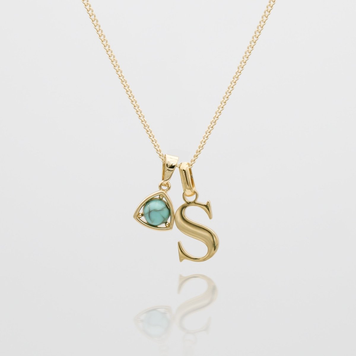 Kayla Initial & Birthstone Necklace - ISMI JEWELS