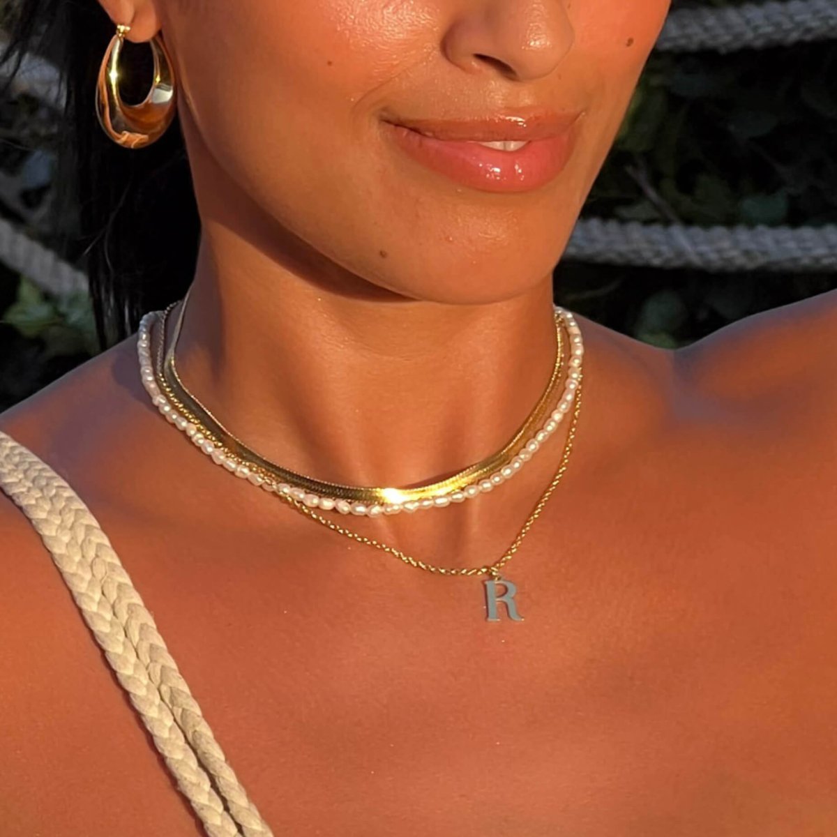 Kayla Initial Necklace - ISMI JEWELS