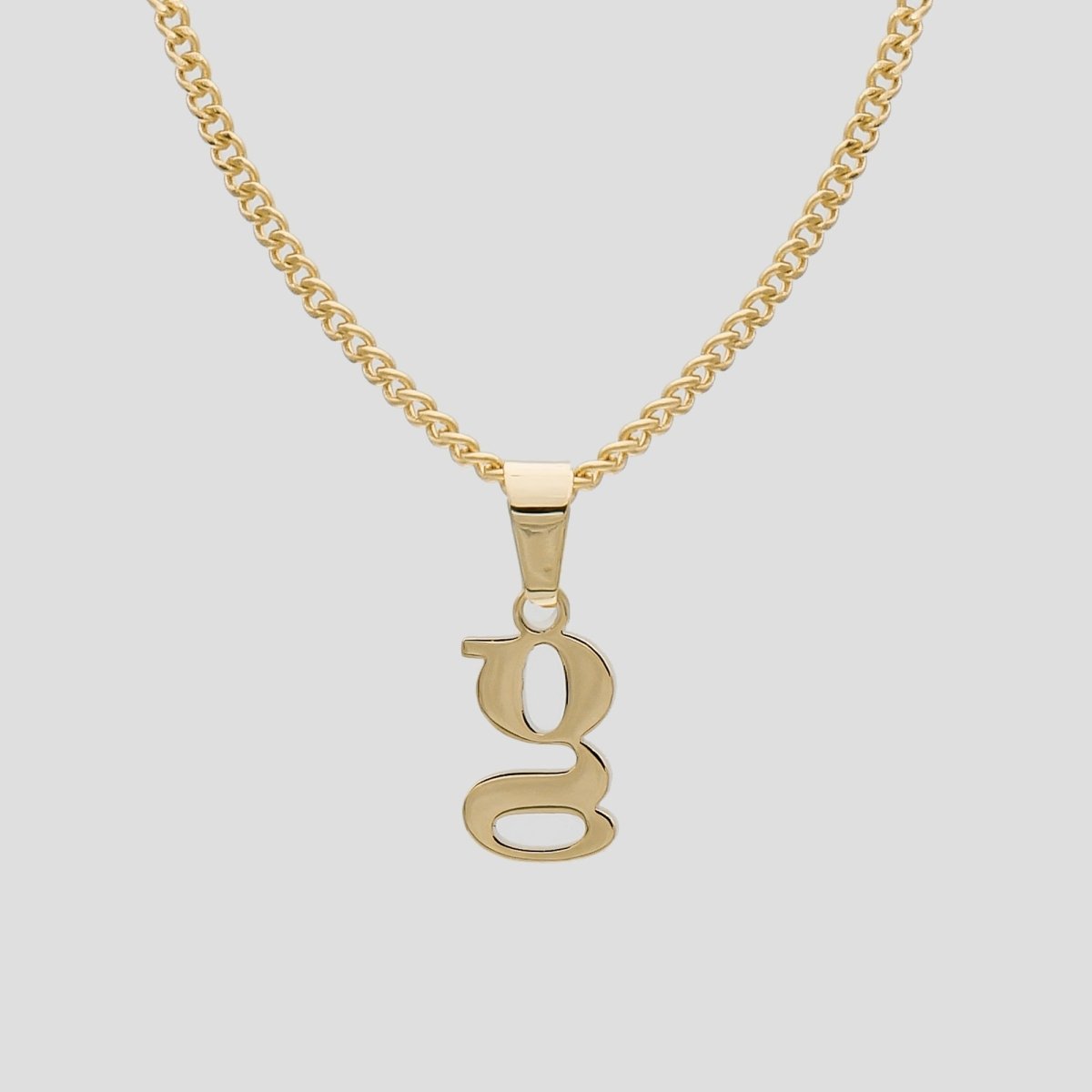 Kayla Lowercase Mini Initial Necklace - ISMI JEWELS