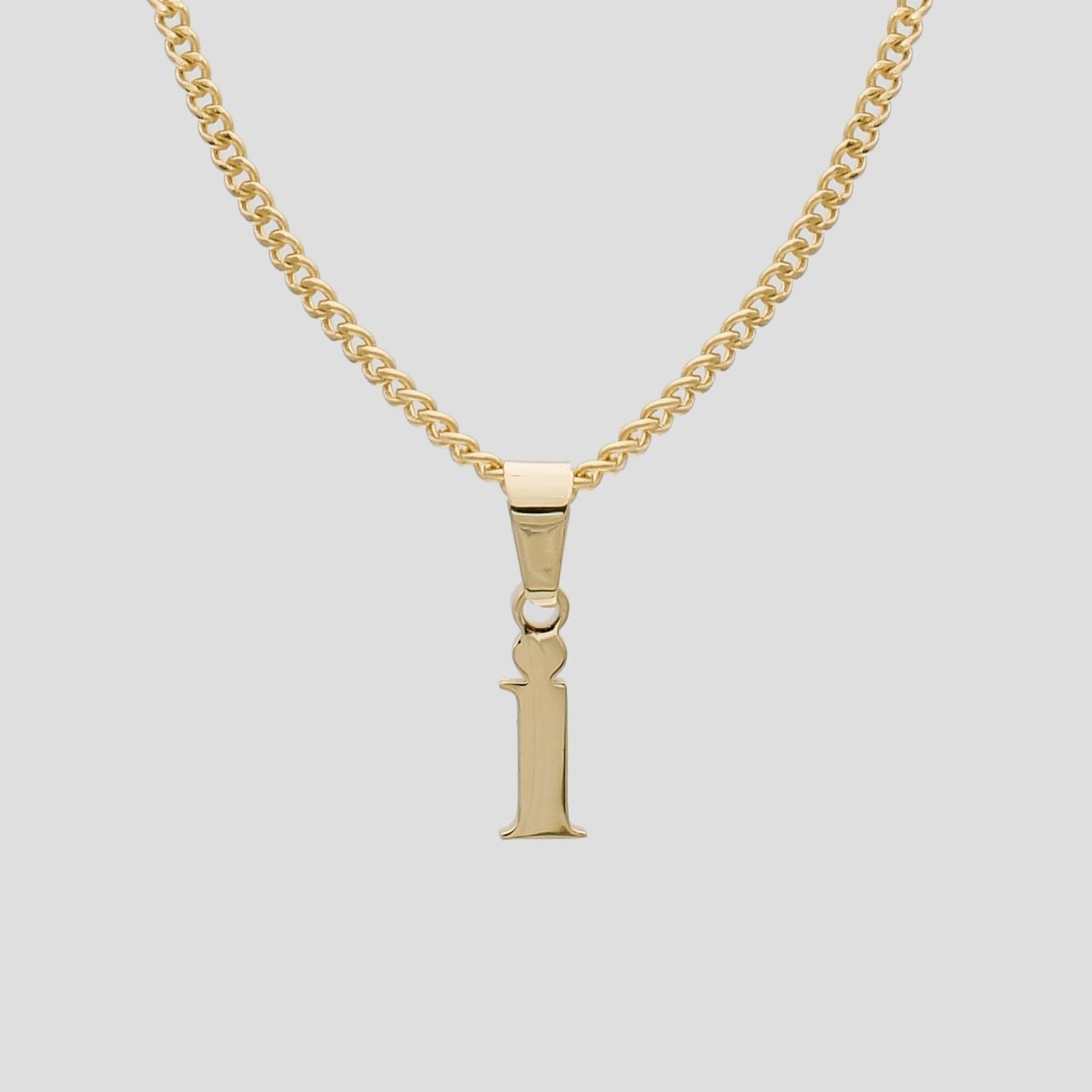 Kayla Lowercase Mini Initial Necklace - ISMI JEWELS