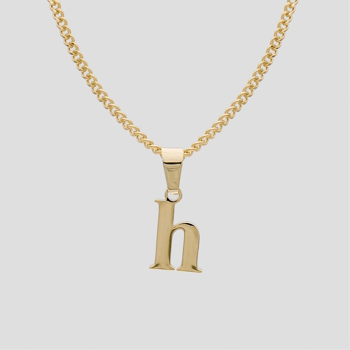 Kayla Lowercase Mini Initial Necklace - ISMI JEWELS