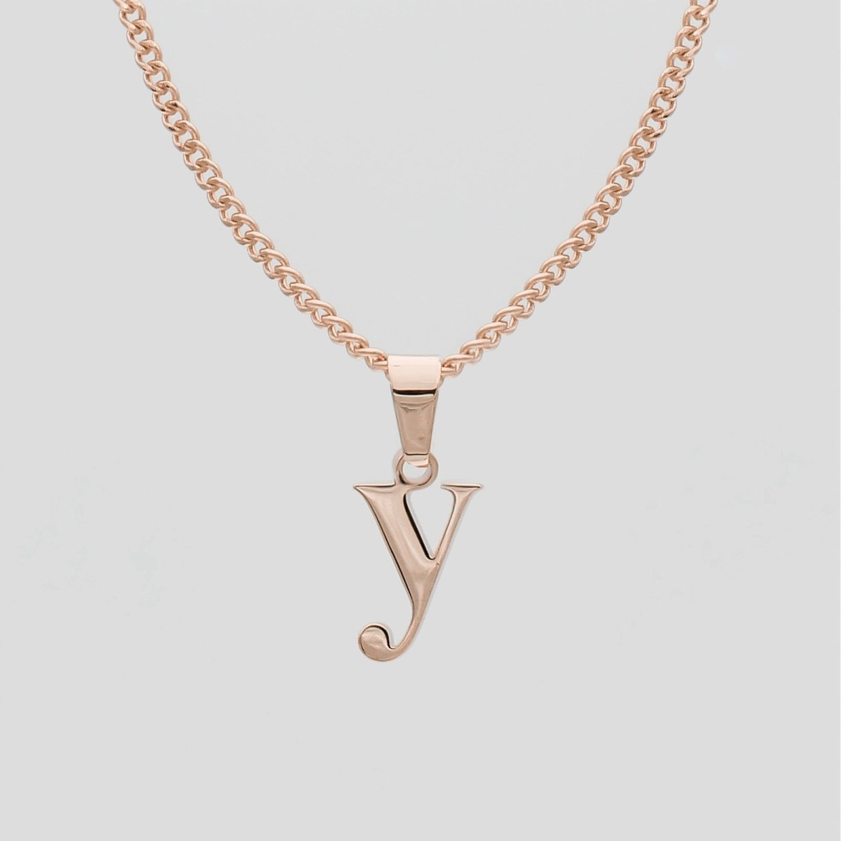 Kayla Lowercase Mini Initial Necklace - ISMI JEWELS