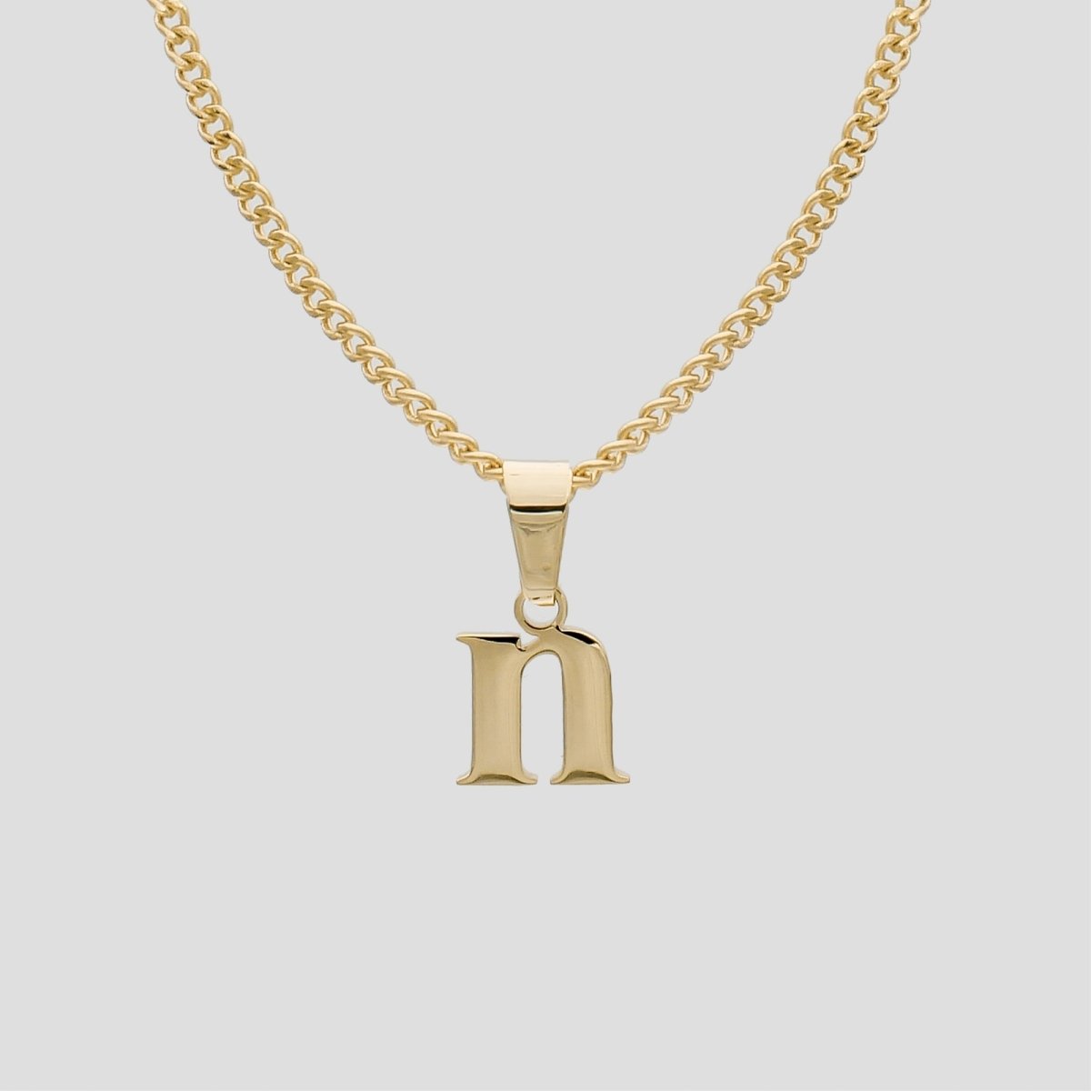 Kayla Lowercase Mini Initial Necklace - ISMI JEWELS