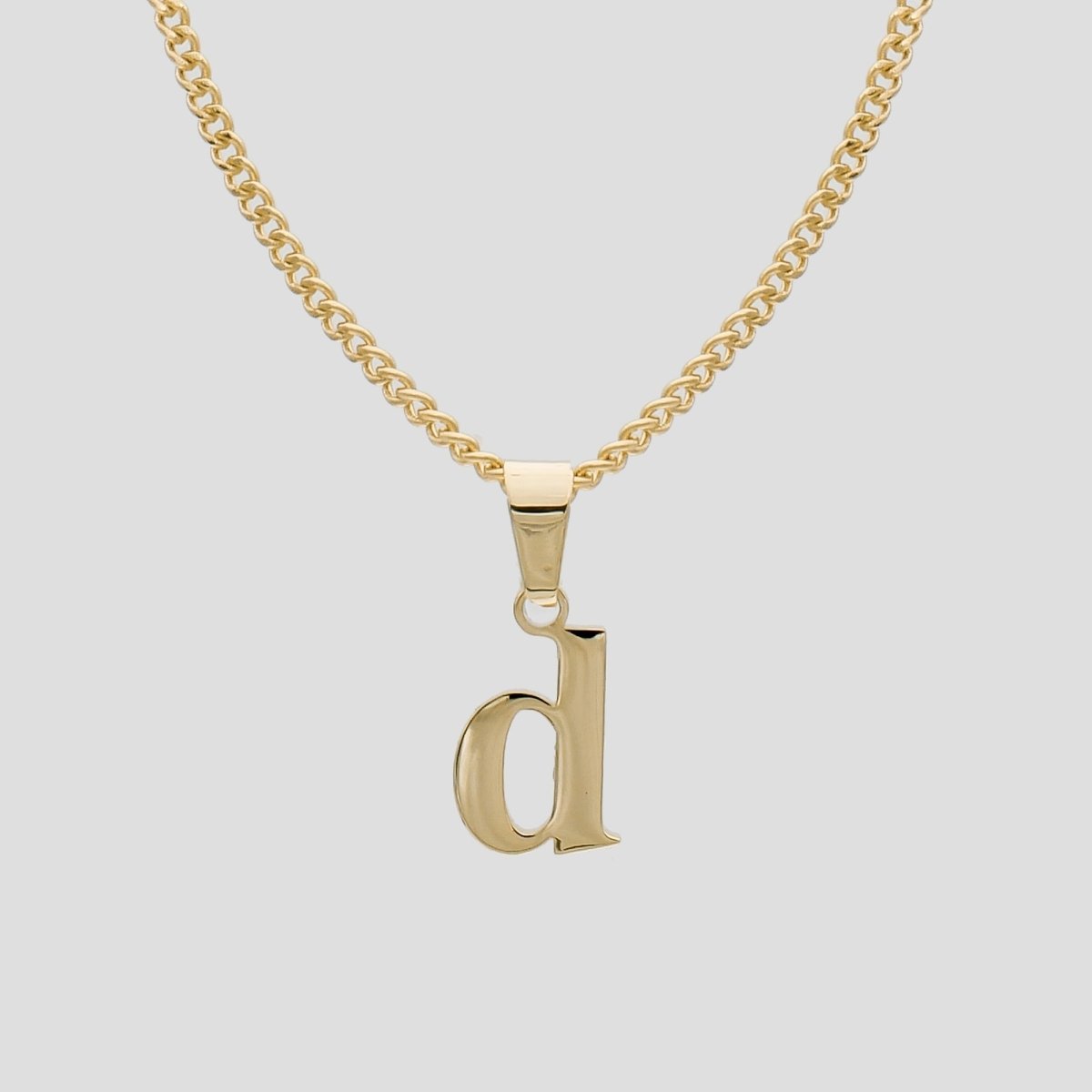Kayla Lowercase Mini Initial Necklace - ISMI JEWELS