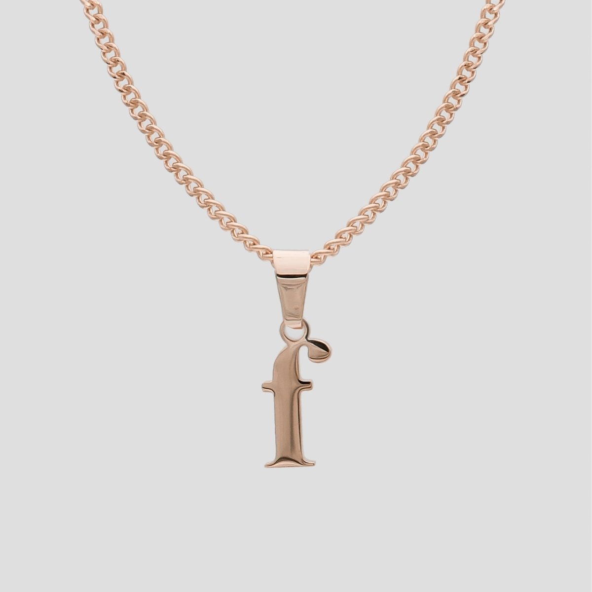 Kayla Lowercase Mini Initial Necklace - ISMI JEWELS