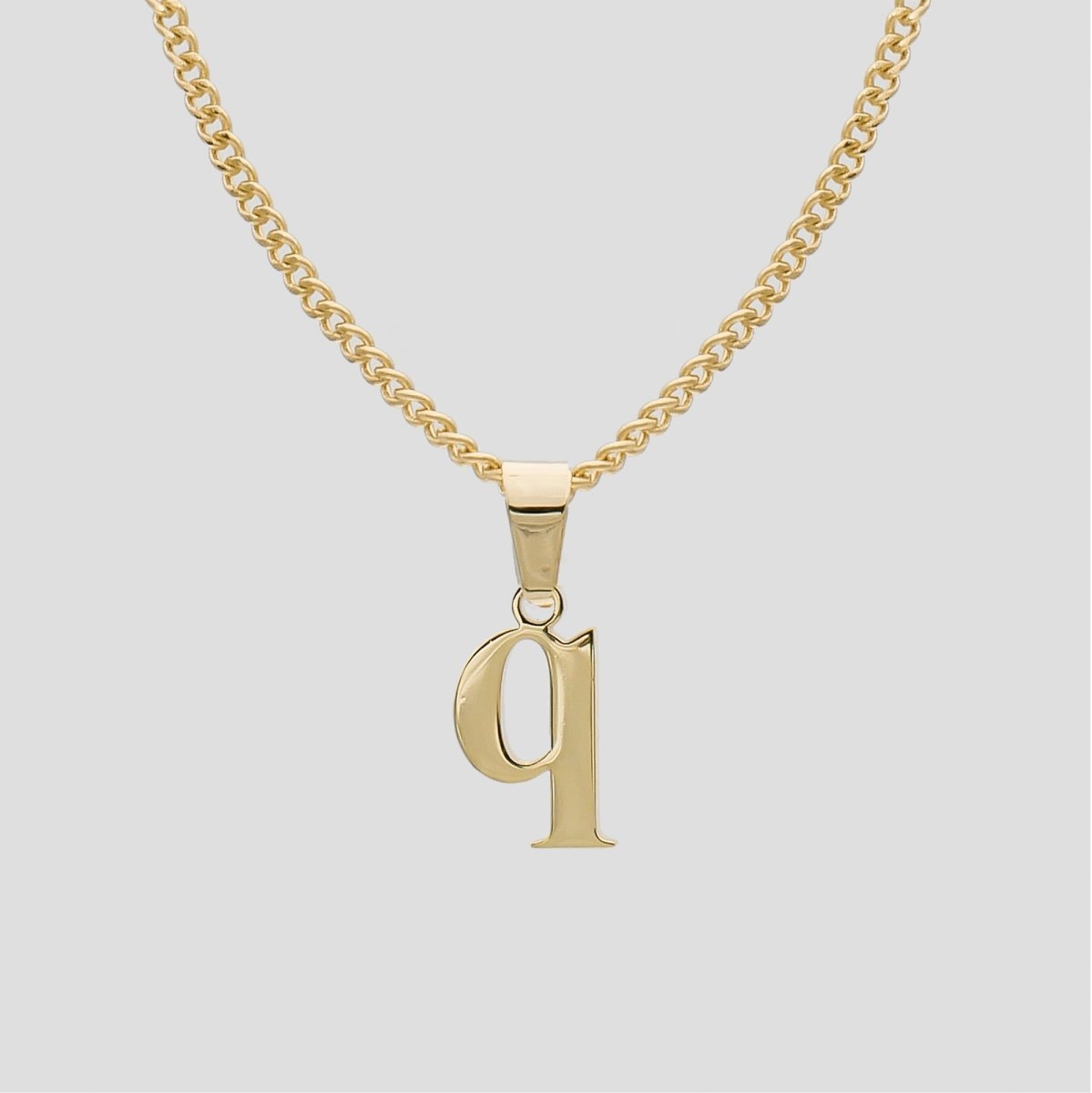 Kayla Lowercase Mini Initial Necklace - ISMI JEWELS