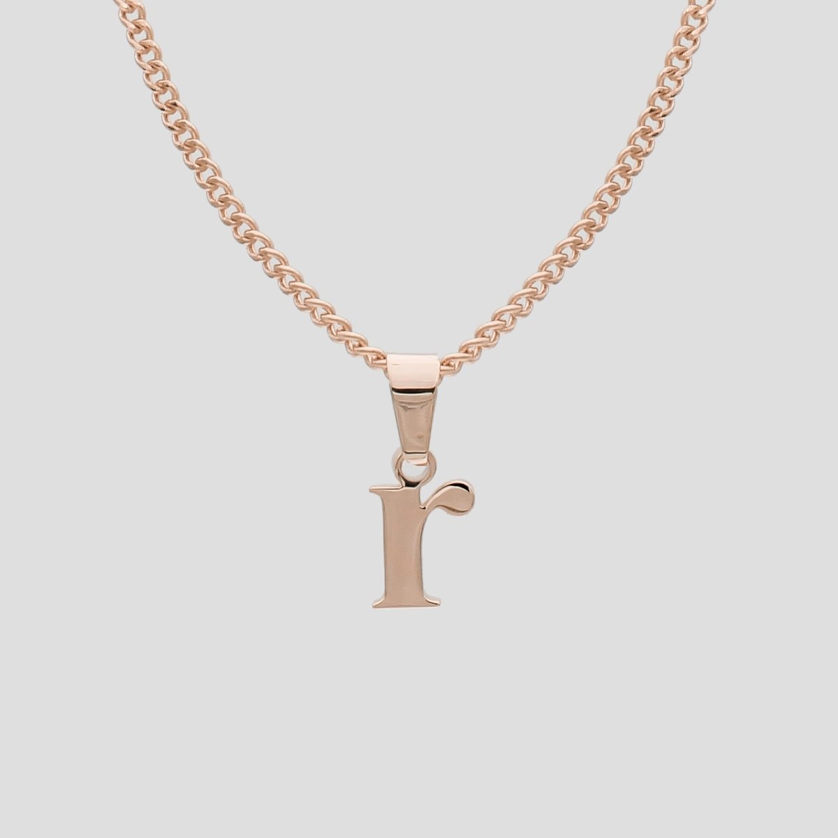 Kayla Lowercase Mini Initial Necklace - ISMI JEWELS