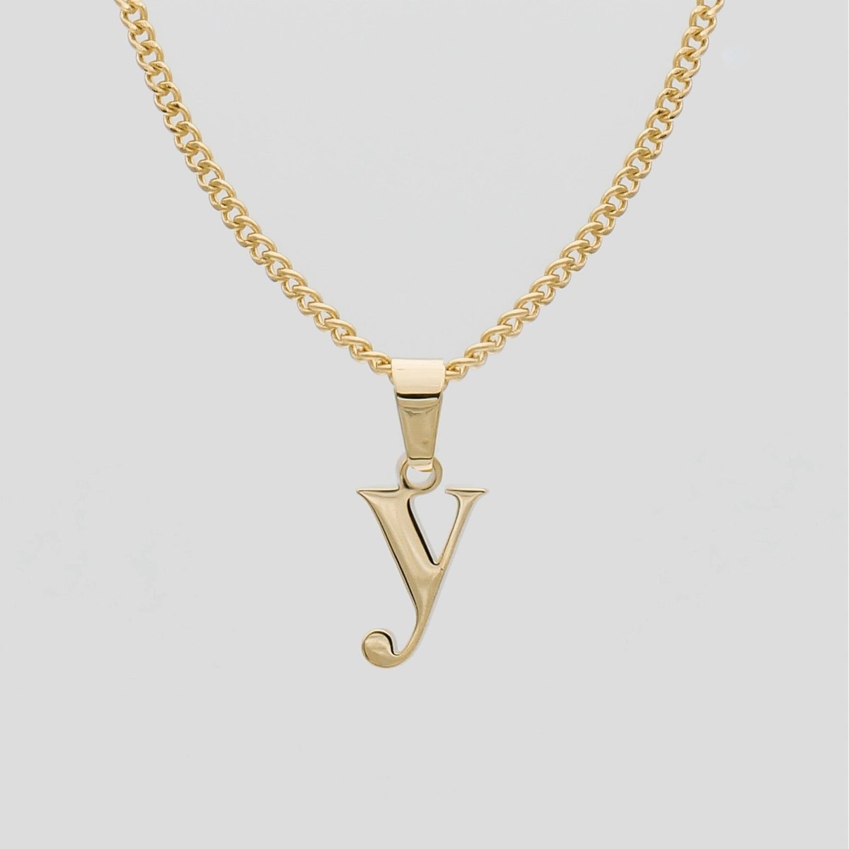Kayla Lowercase Mini Initial Necklace - ISMI JEWELS