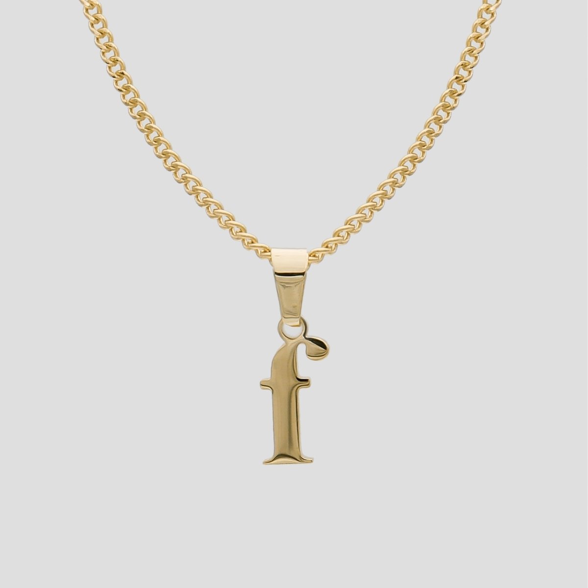 Kayla Lowercase Mini Initial Necklace - ISMI JEWELS