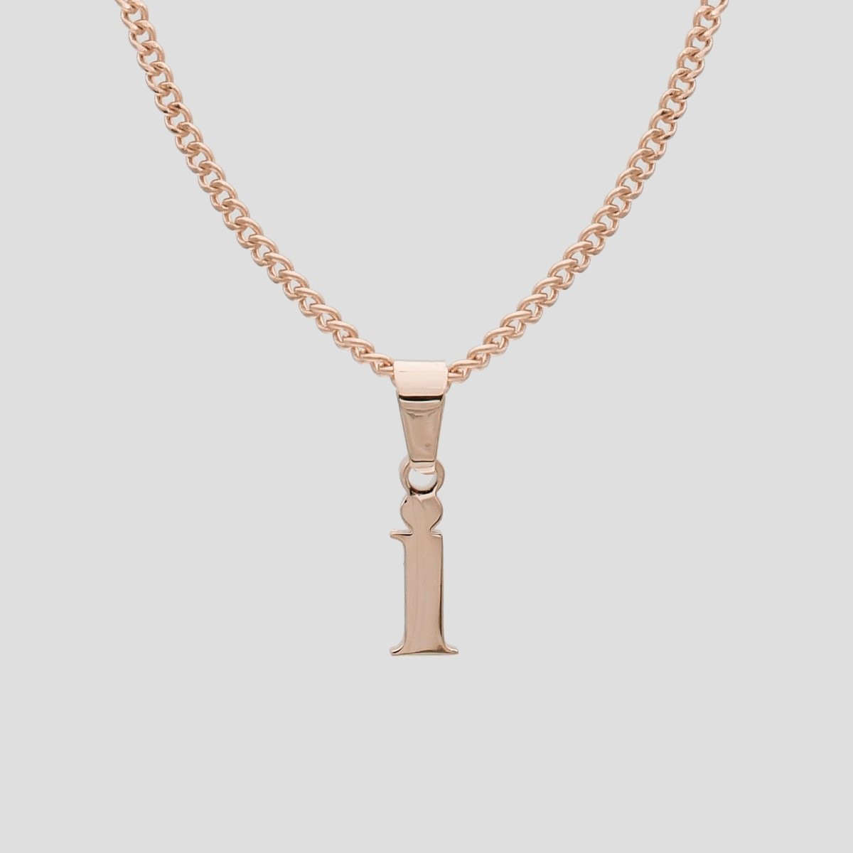 Kayla Lowercase Mini Initial Necklace - ISMI JEWELS