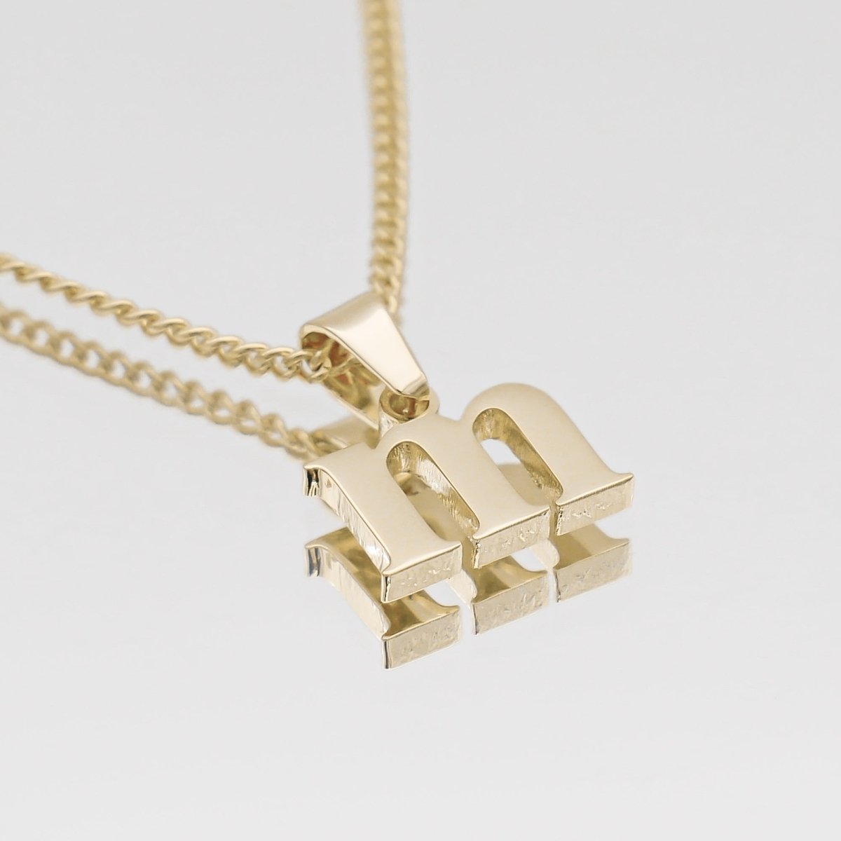 Kayla Lowercase Mini Initial Necklace - ISMI JEWELS
