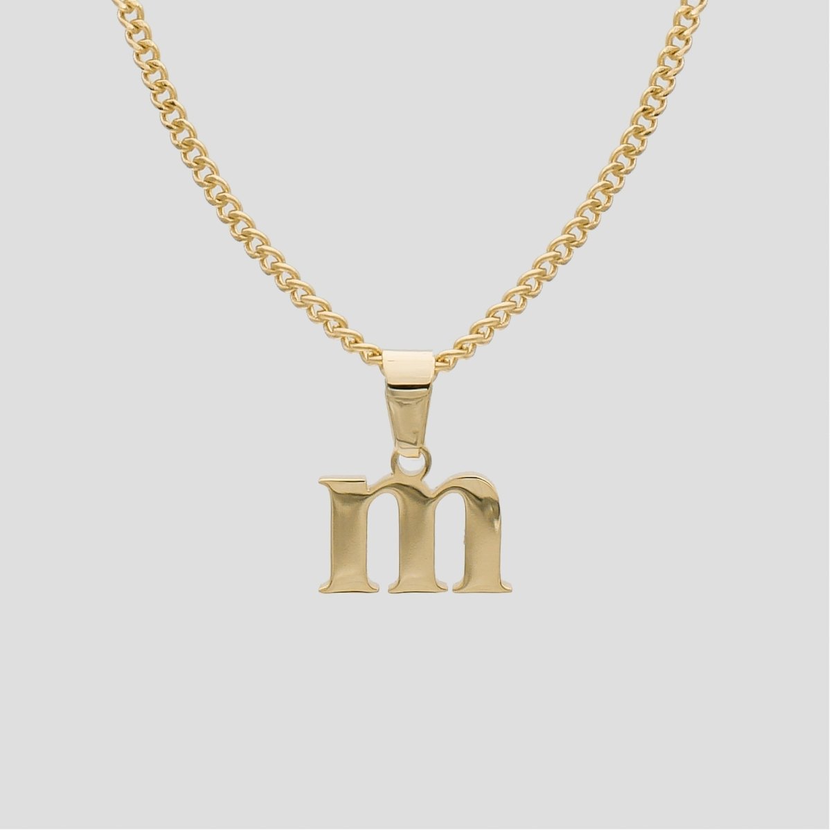 Kayla Lowercase Mini Initial Necklace - ISMI JEWELS
