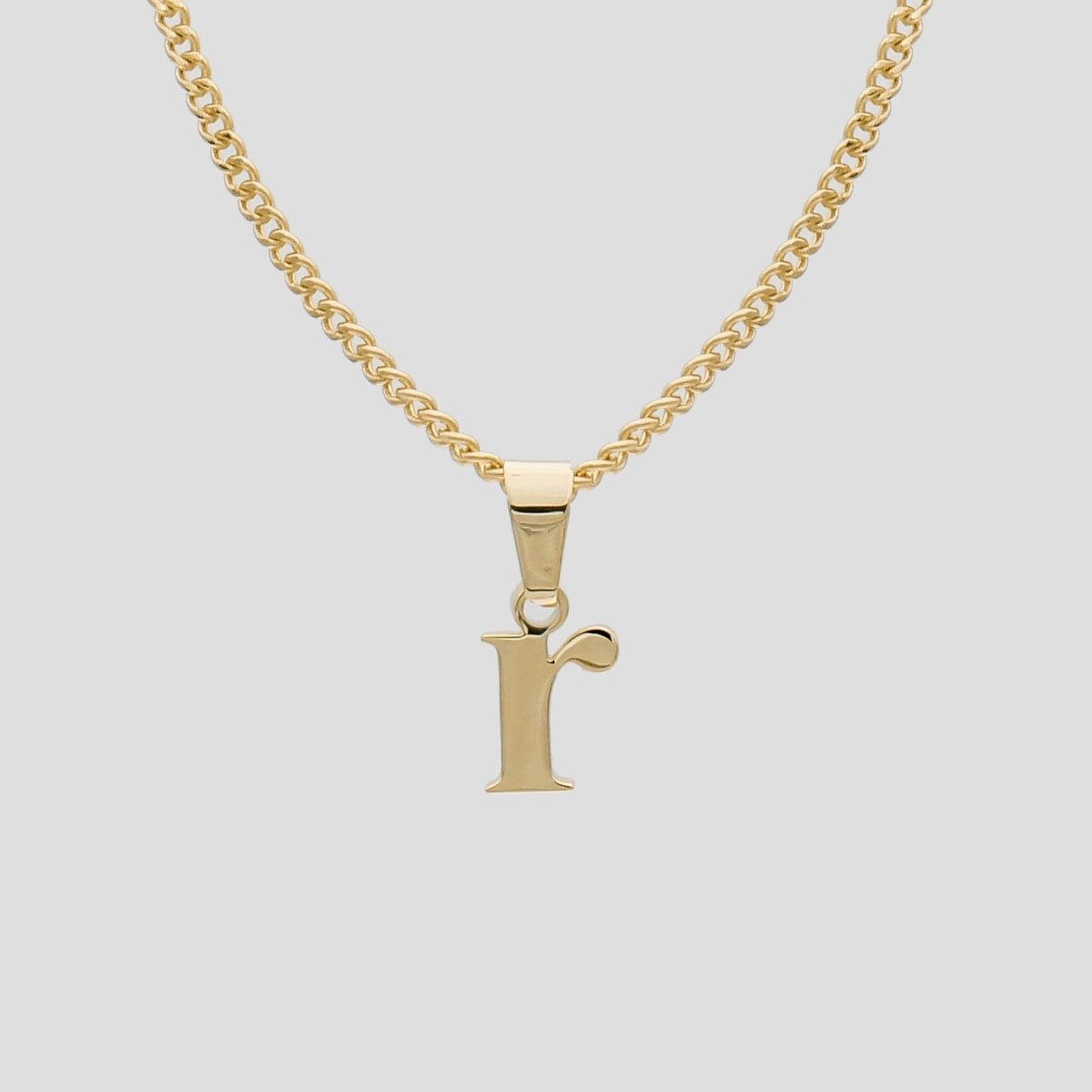 Kayla Lowercase Mini Initial Necklace - ISMI JEWELS