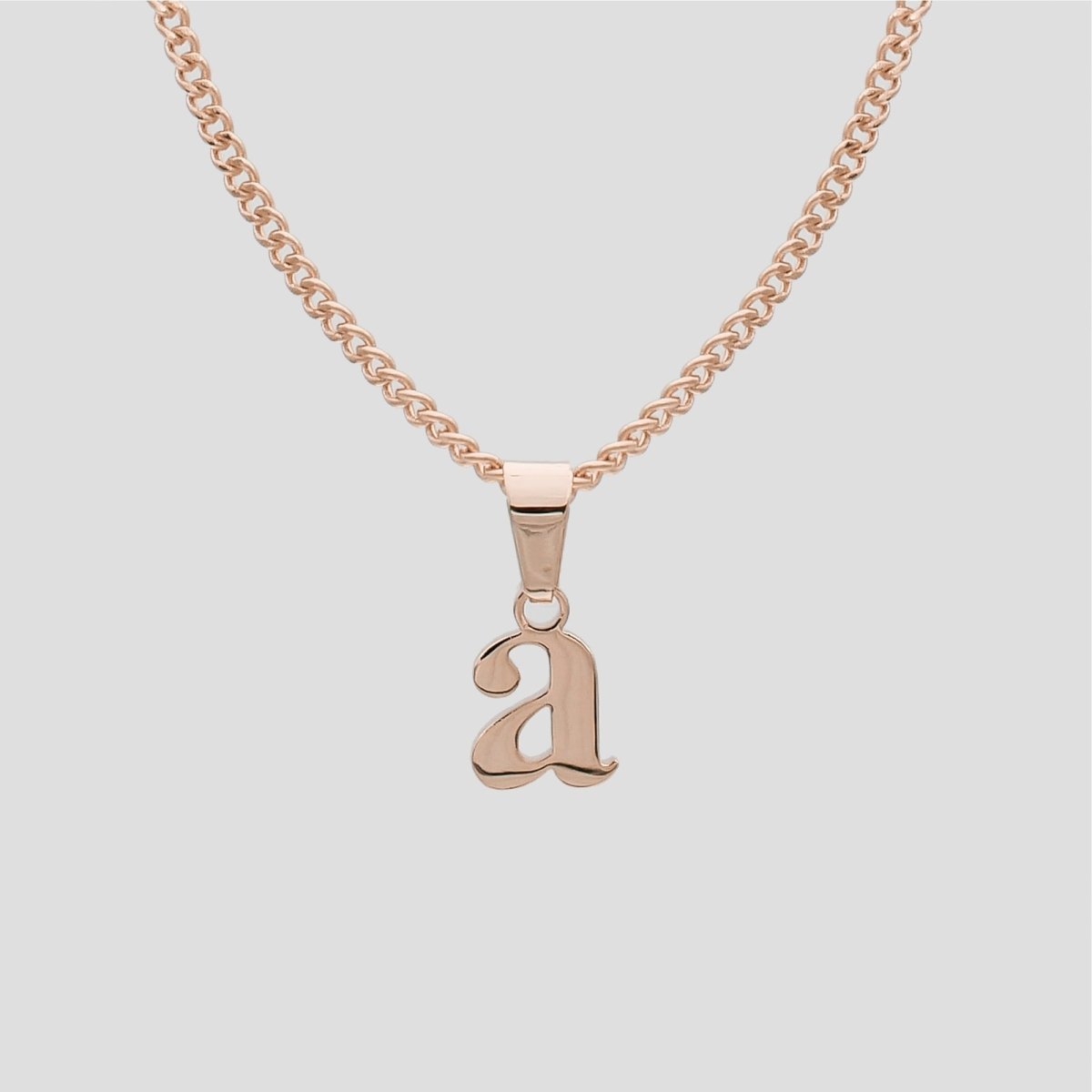 Kayla Lowercase Mini Initial Necklace - ISMI JEWELS