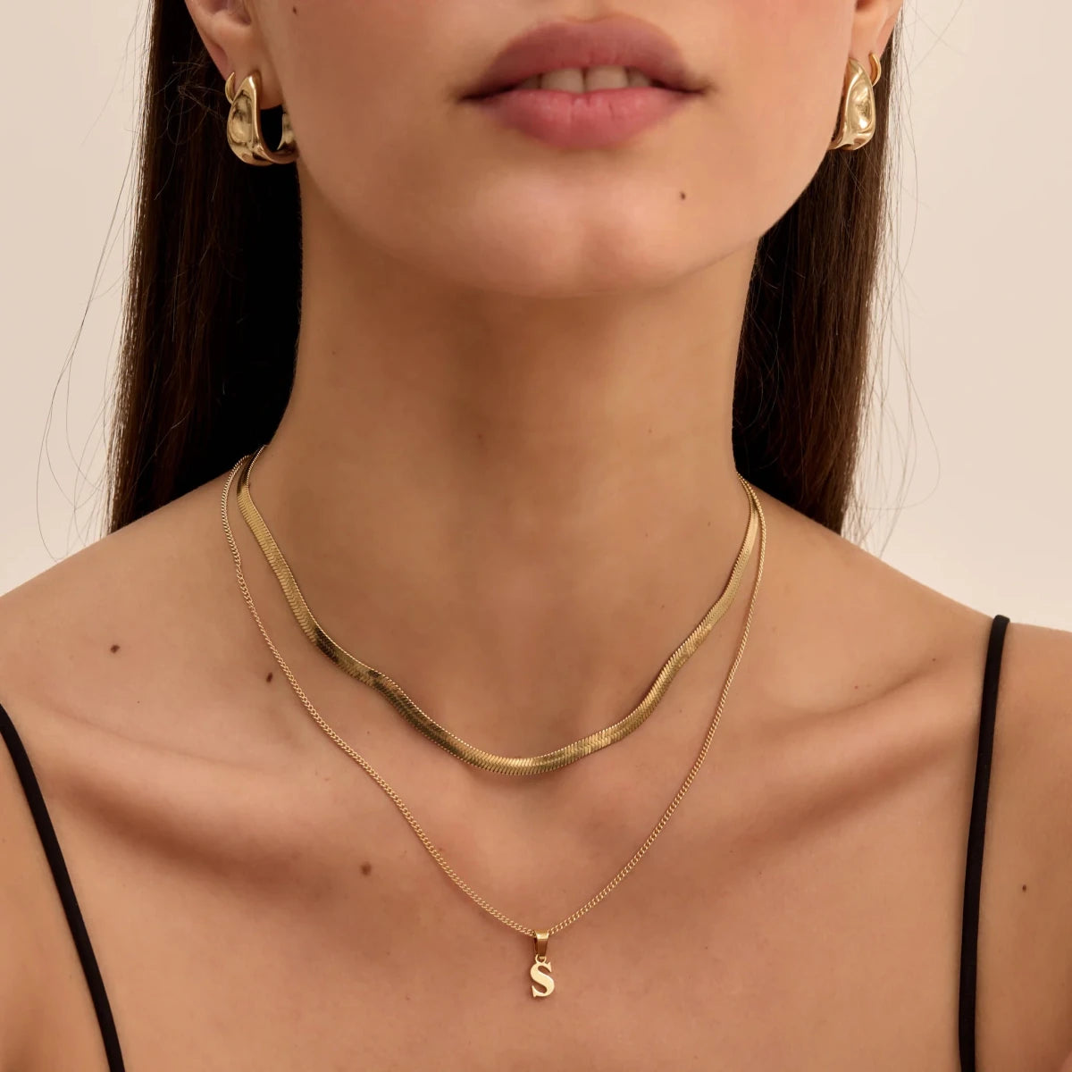 Kayla Lowercase Mini Initial Necklace - ISMI JEWELS