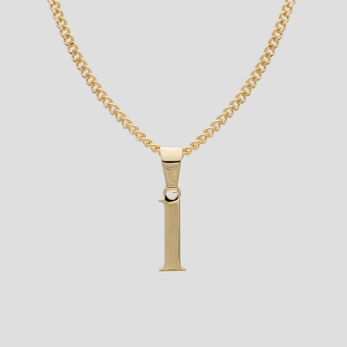 Kayla Lowercase Mini Initial Necklace - ISMI JEWELS