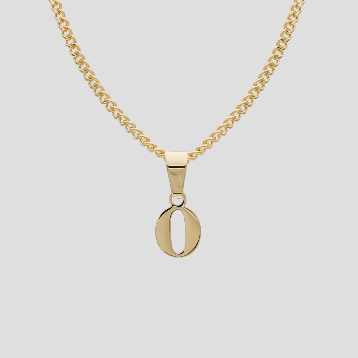 Kayla Lowercase Mini Initial Necklace - ISMI JEWELS