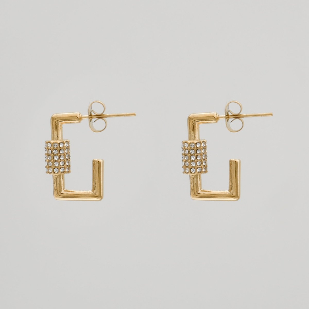 Kenza Square Earrings - ISMI JEWELS