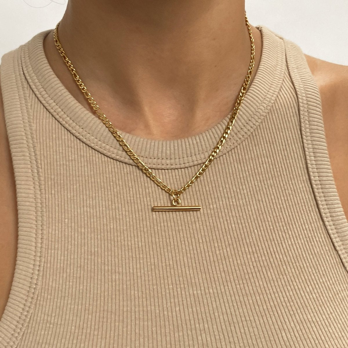 Kiara T-bar Necklace - ISMI JEWELS