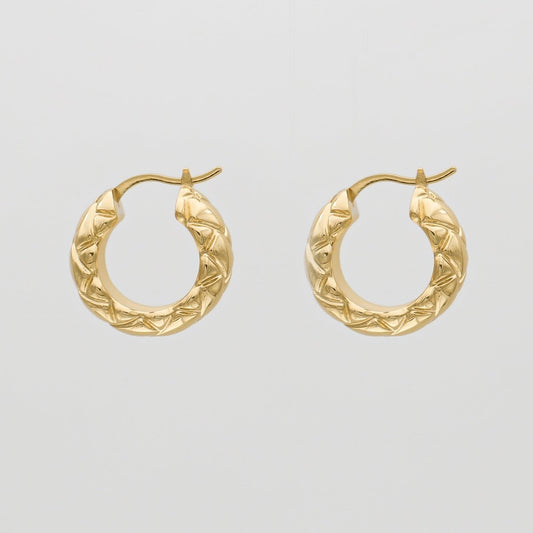 Kyla Hoop Earrings - ISMI JEWELS