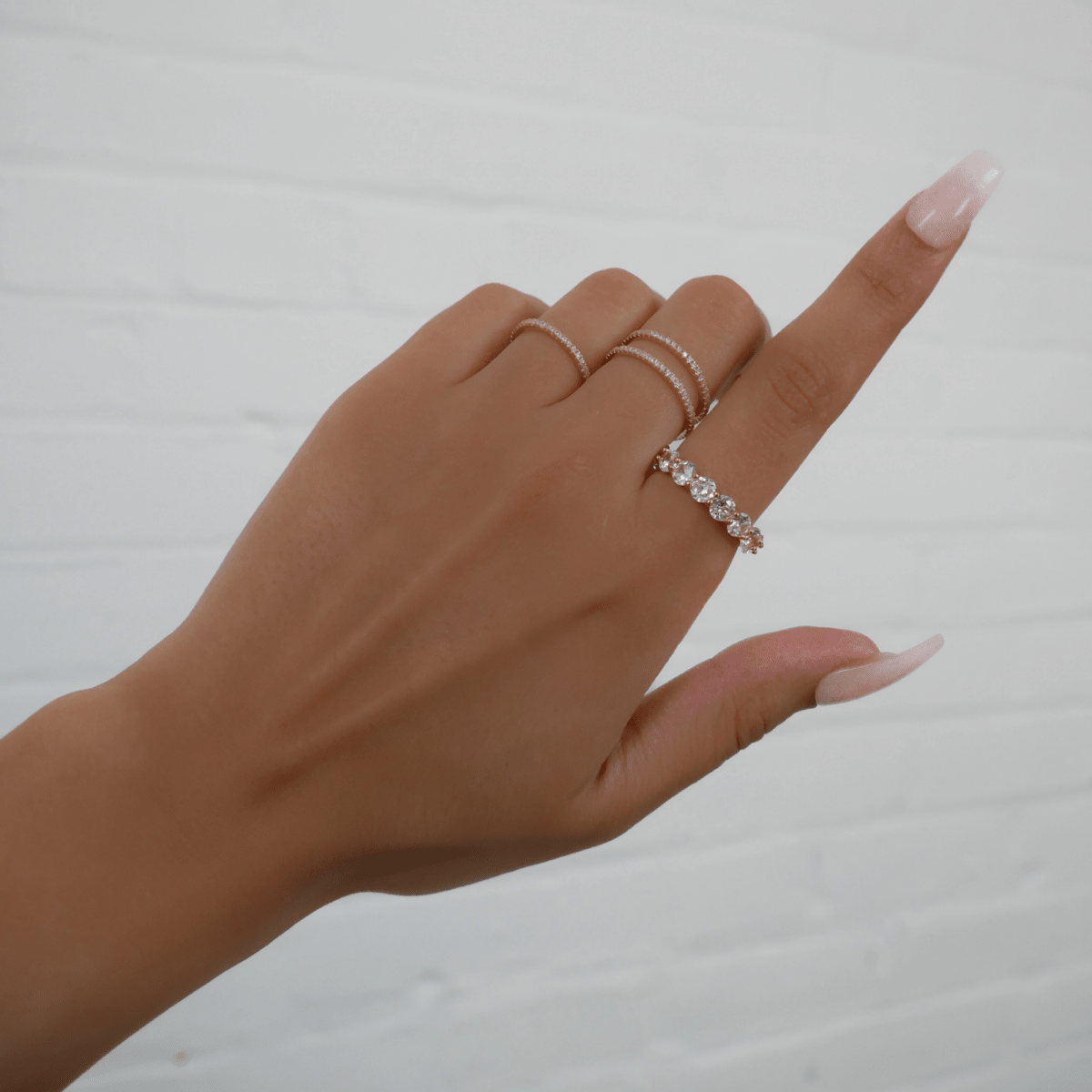 Kylie Dainty Diamond Ring - ISMI JEWELS