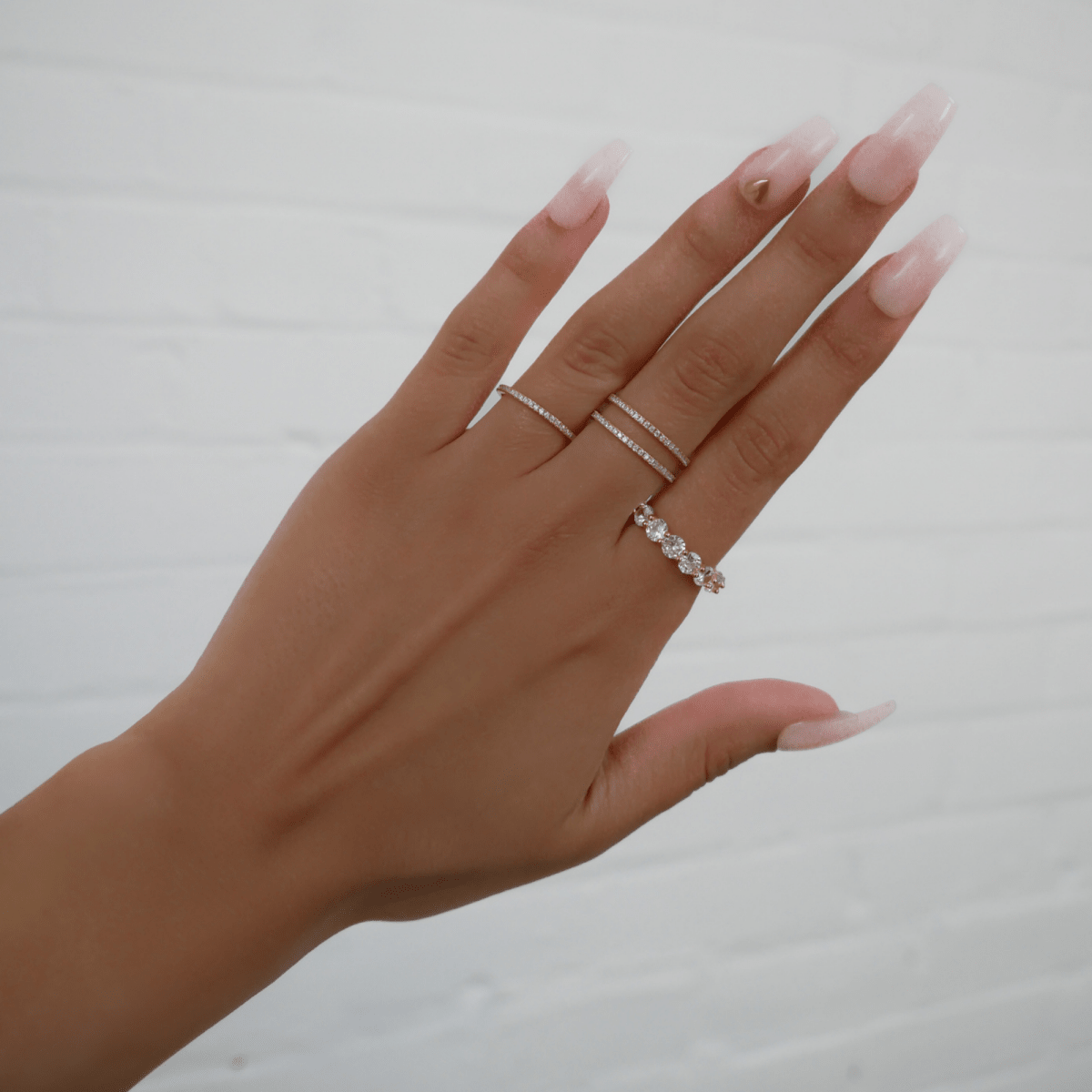 Kylie Dainty Diamond Ring - ISMI JEWELS